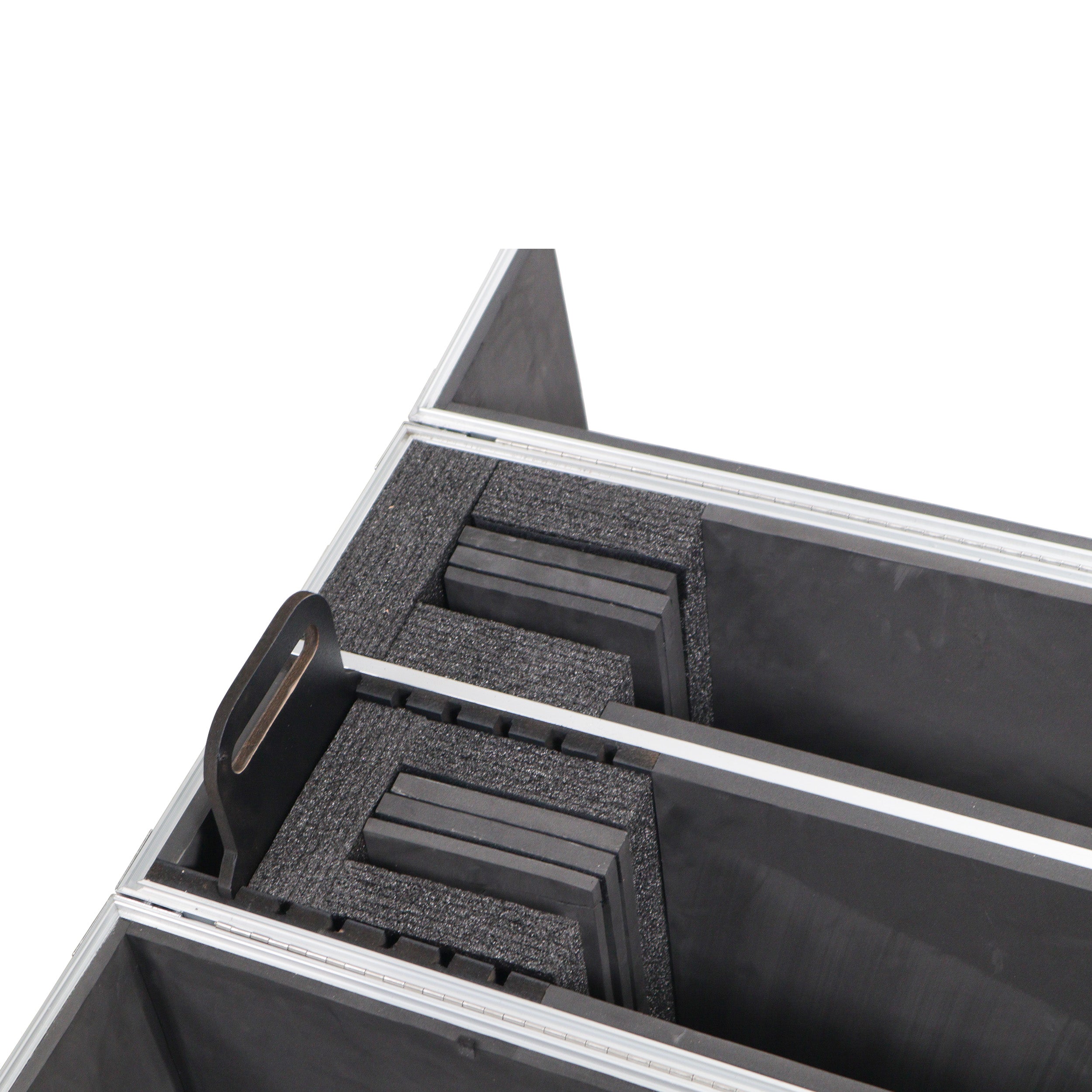 ProX Flat Panel LCD-LED-Plasma Monitor Road Case Holds Two 43"-50" TVs Adjustable Case W-4 Inch Casters
