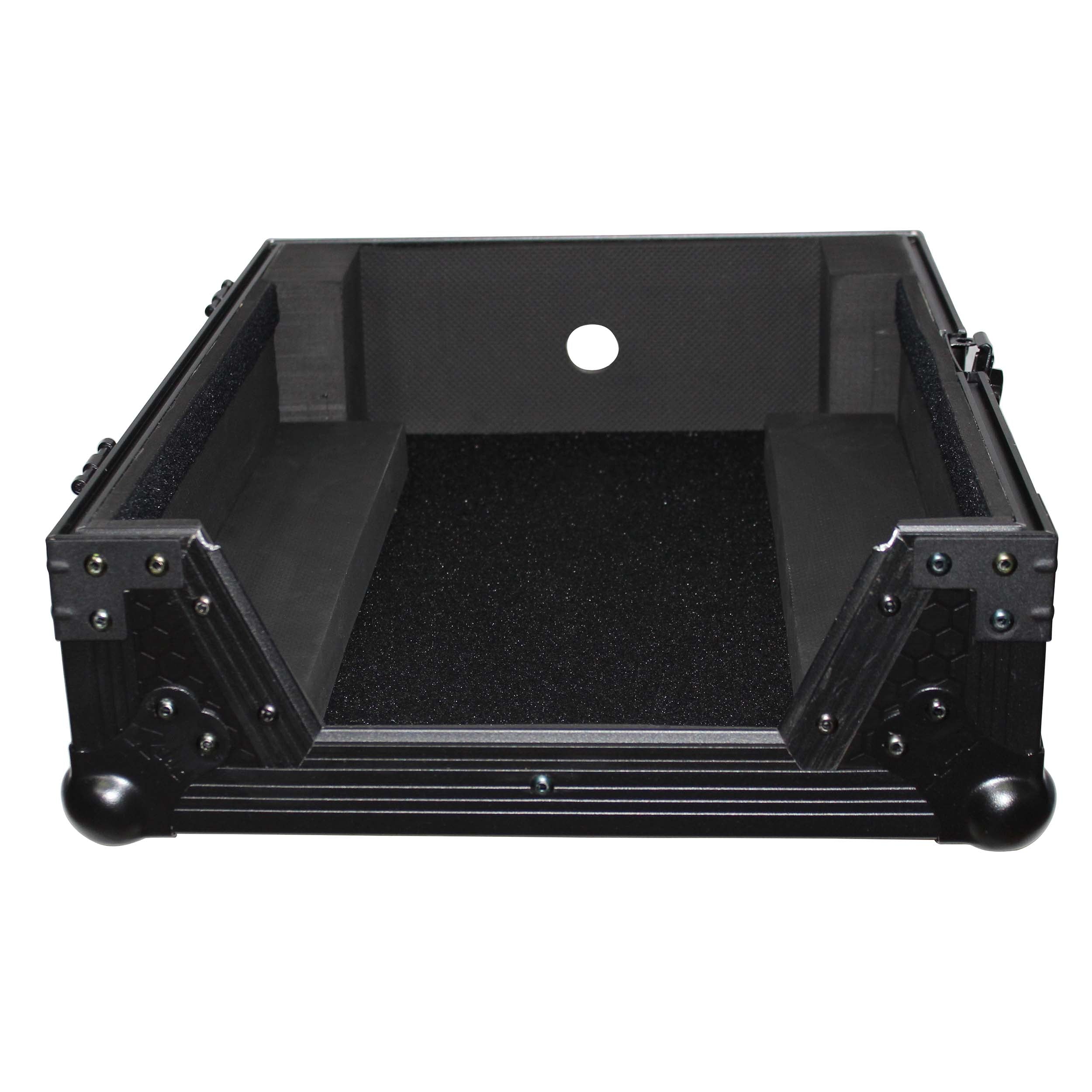 ProX Flight Case for 12 In. Large Format DJ Mixers | Universal | Black on Black