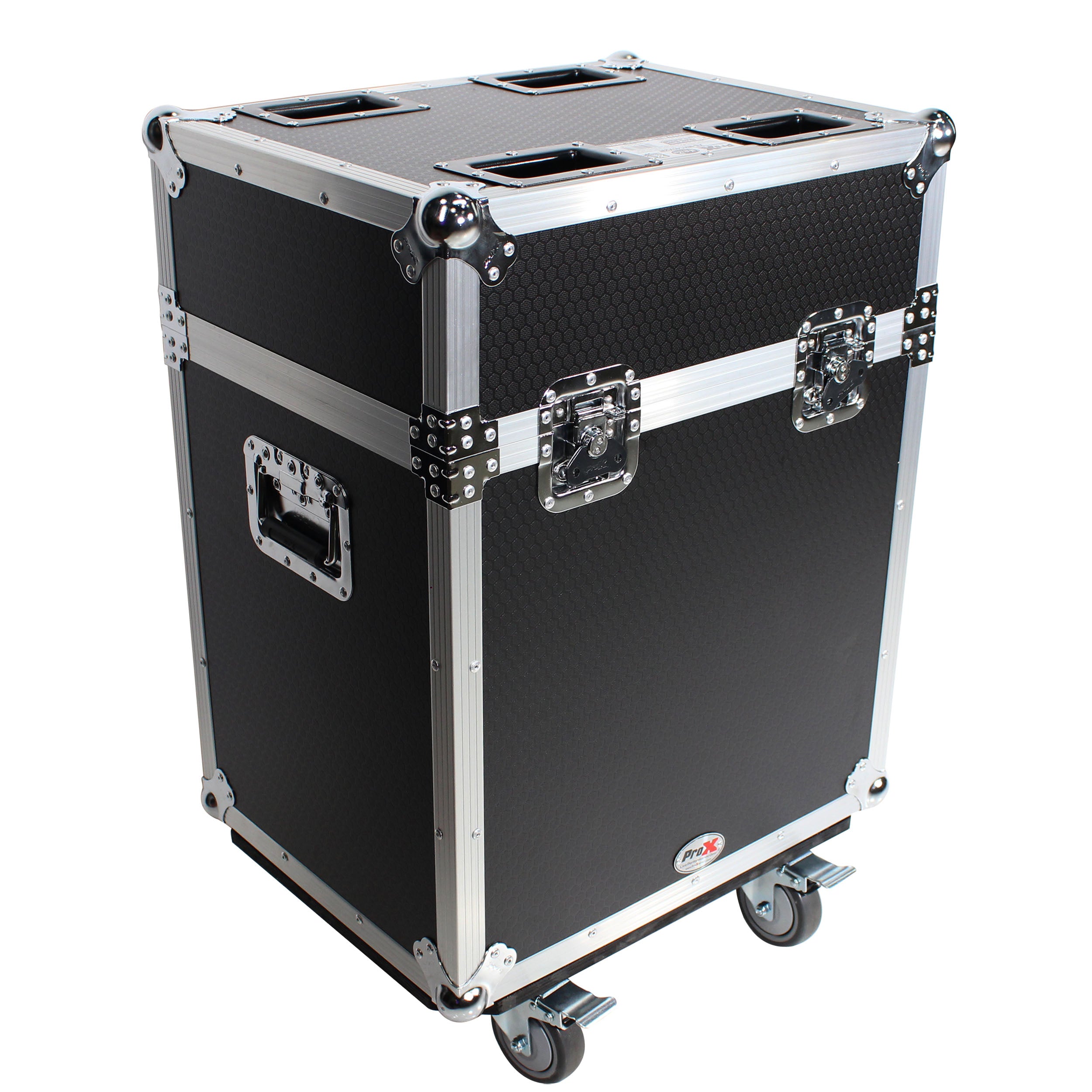 ProX 140 Style Moving Head Lighting Case for 2 Units with Casters
