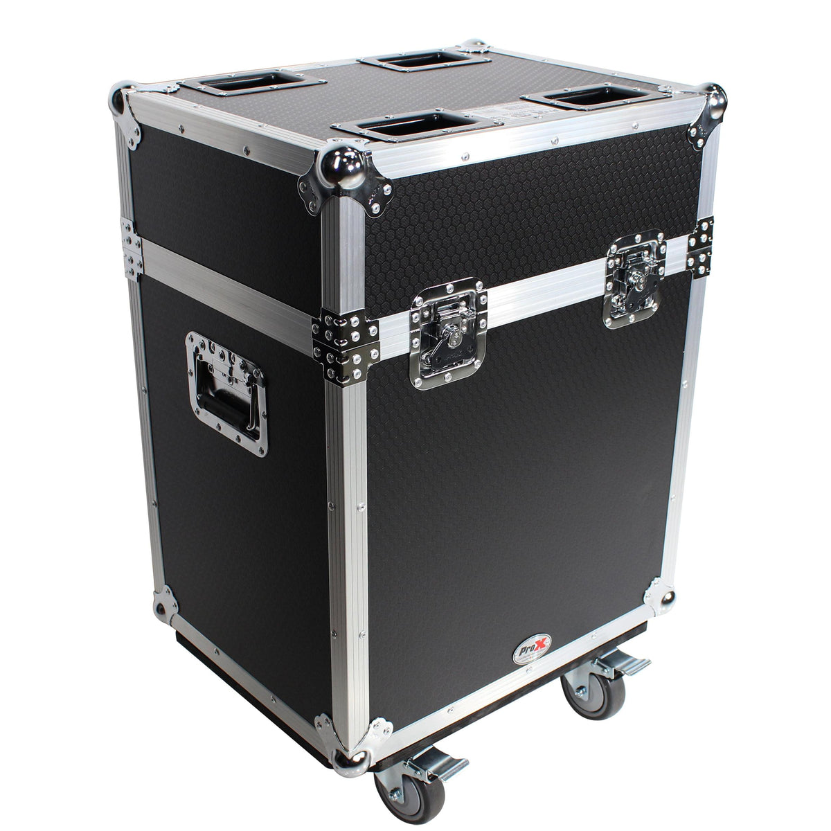ProX 140 Style Moving Head Lighting Case for 2 Units with Casters.