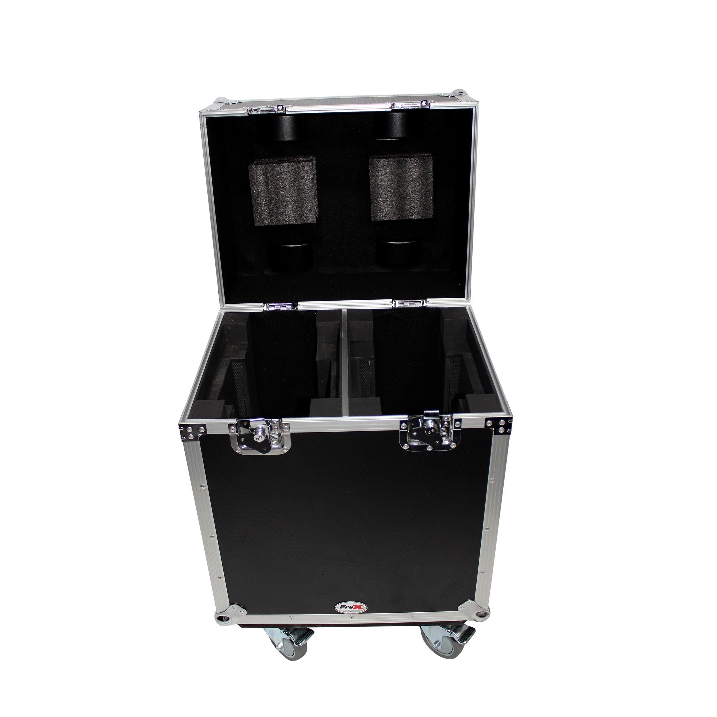 ProX 140 Style Moving Head Lighting Case for 2 Units with Casters
