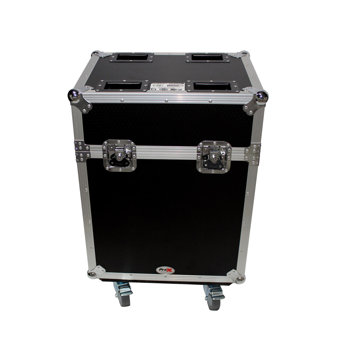 ProX 140 Style Moving Head Lighting Case for 2 Units with Casters.
