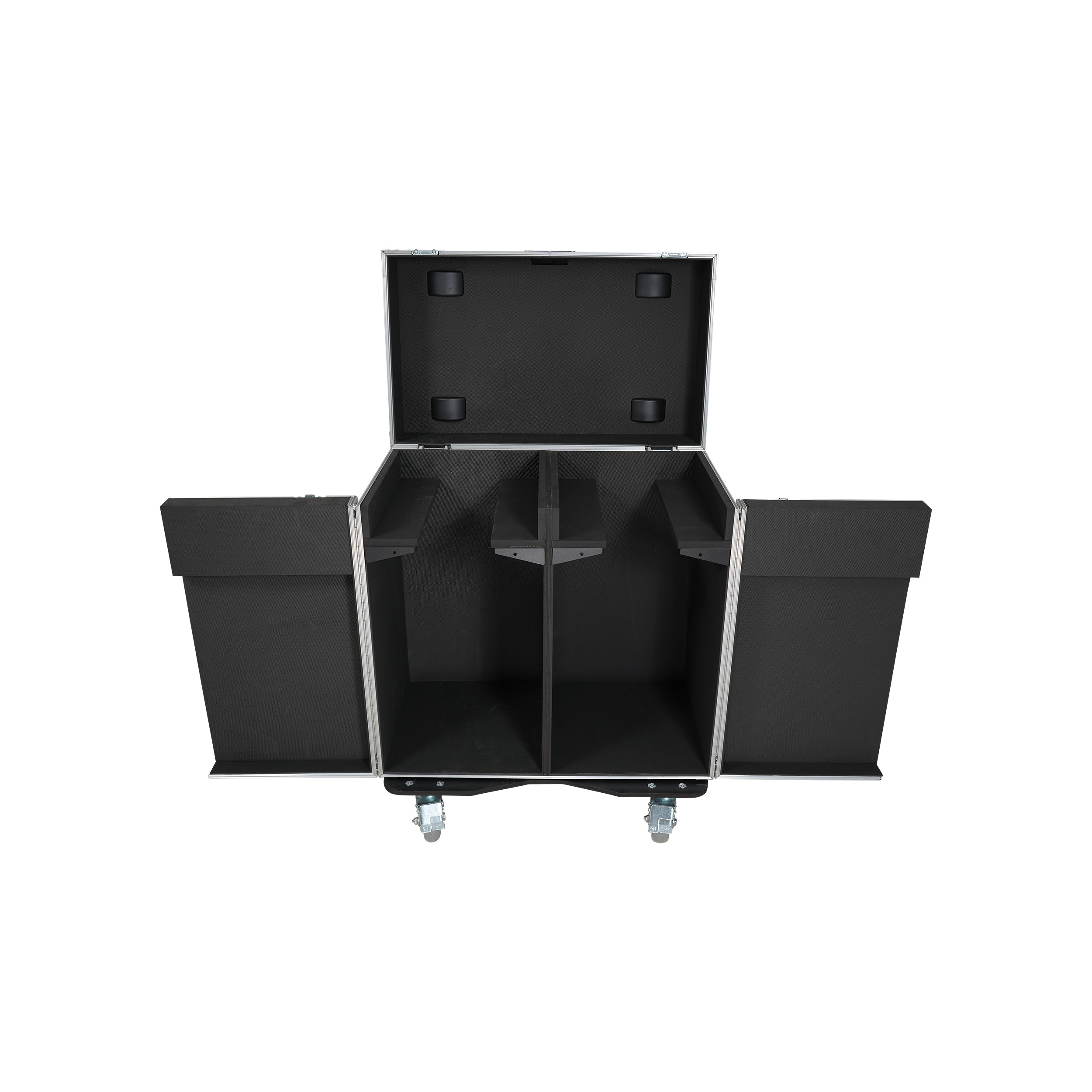 ProX ATA Flight Style Road Case for 2 Large Moving Head Lighting Fixtures with 4x 4 inch Casters