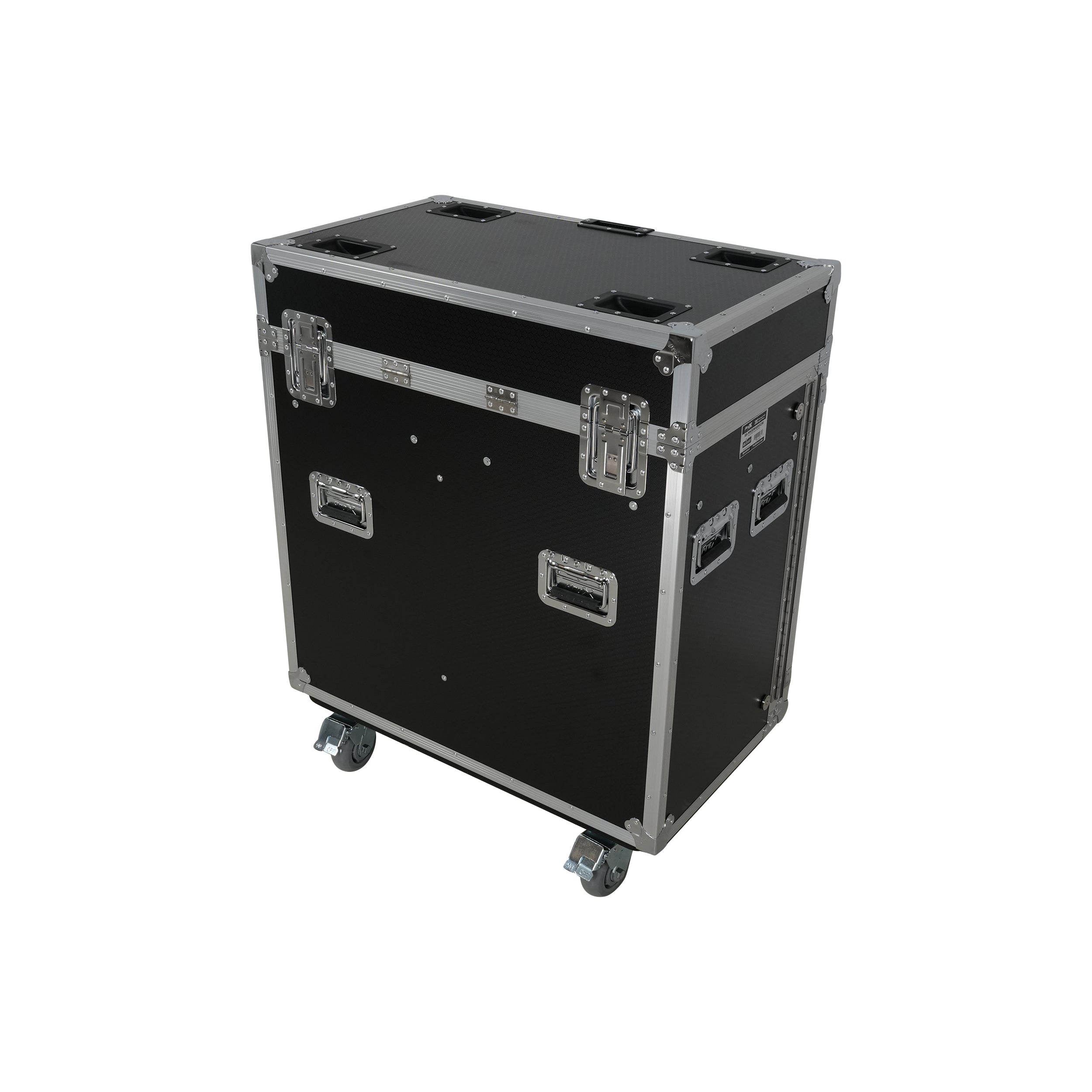 ProX ATA Flight Style Road Case for 2 Large Moving Head Lighting Fixtures with 4x 4 inch Casters