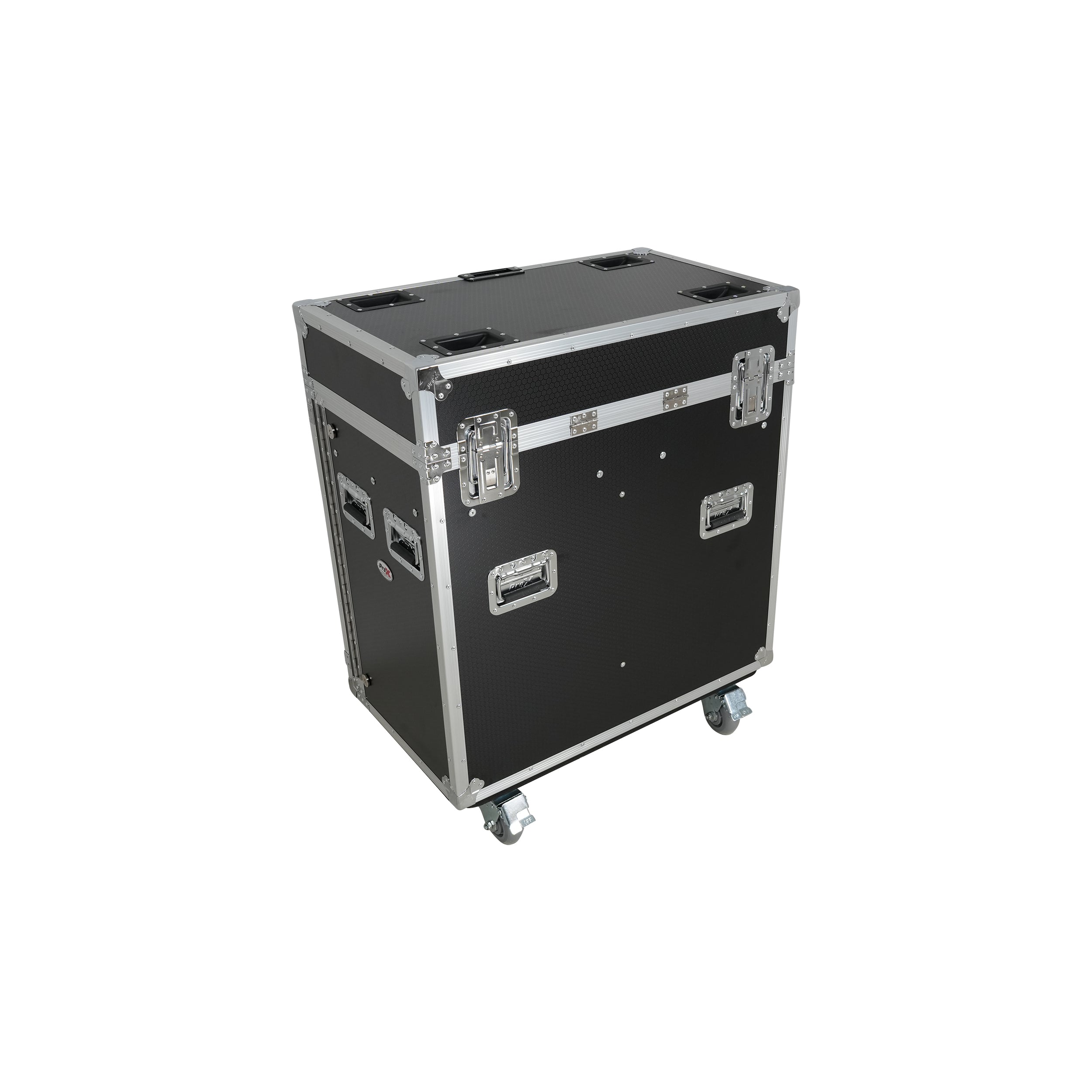 ProX ATA Flight Style Road Case for 2 Large Moving Head Lighting Fixtures with 4x 4 inch Casters