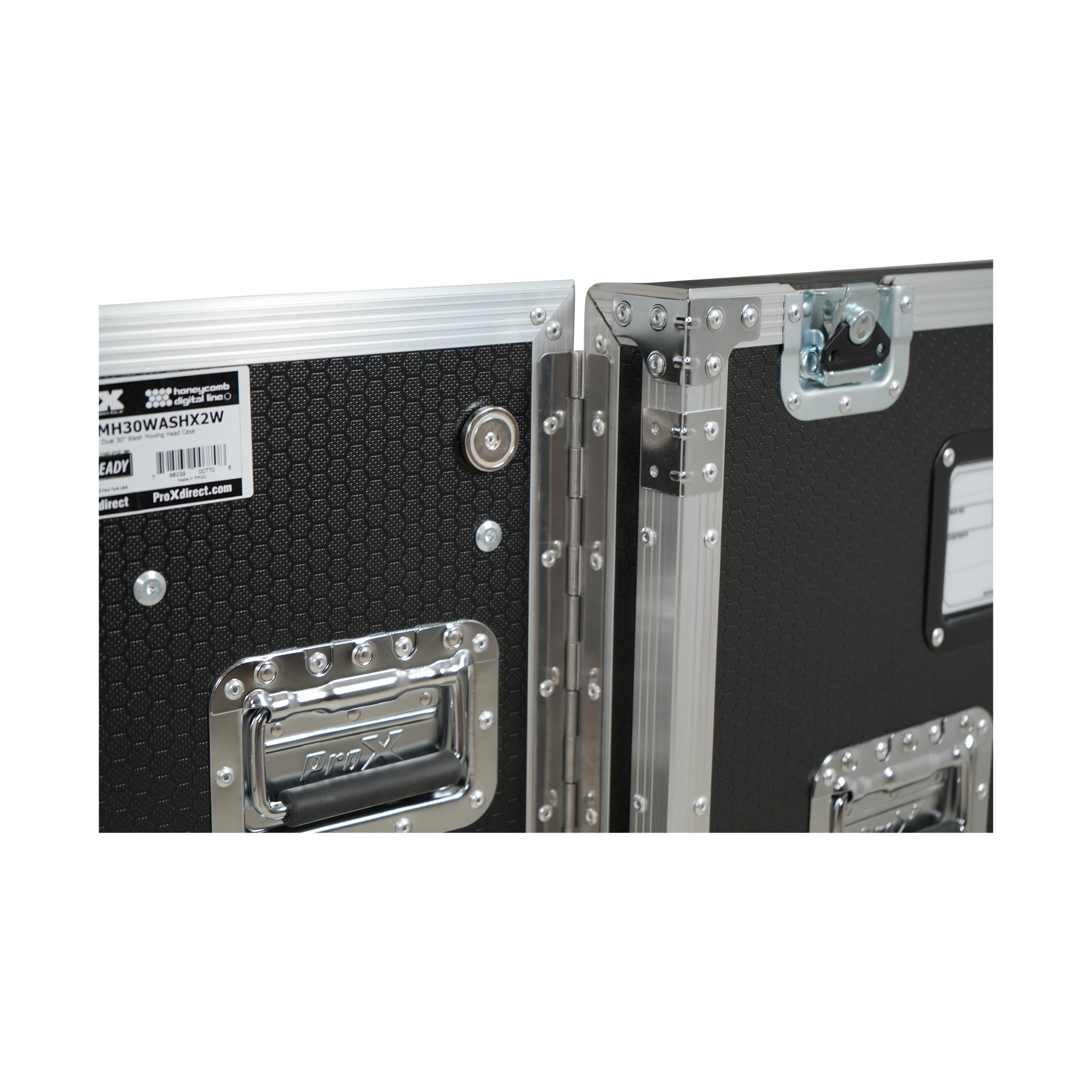 ProX ATA Flight Style Road Case for 2 Large Moving Head Lighting Fixtures with 4x 4 inch Casters