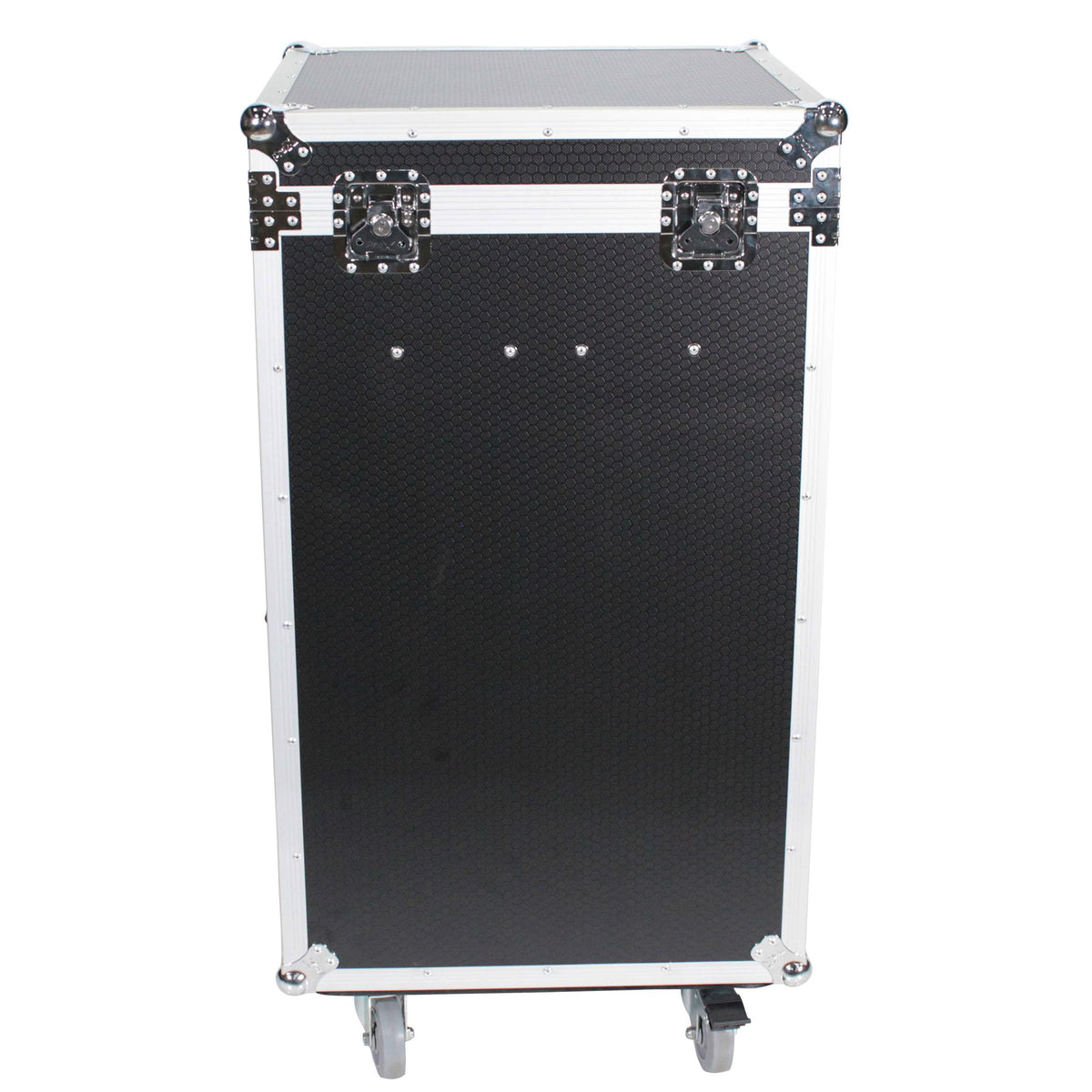 ProX Microphone Stand Case Holds up to 25 Units W-Casters.