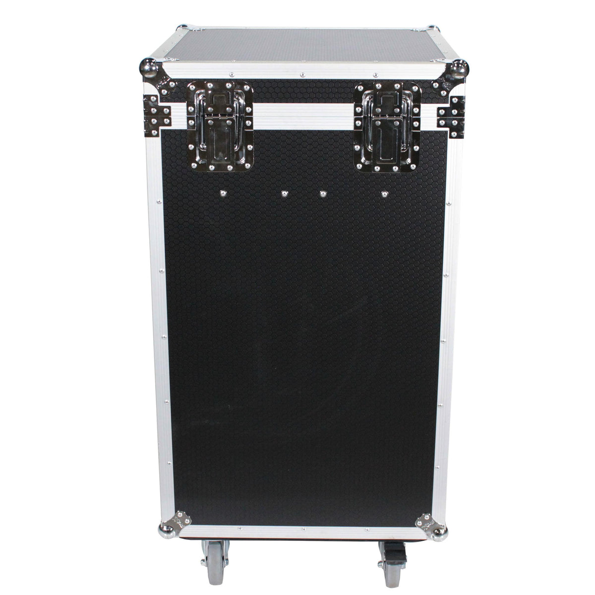 ProX Microphone Stand Case Holds up to 25 Units W-Casters.