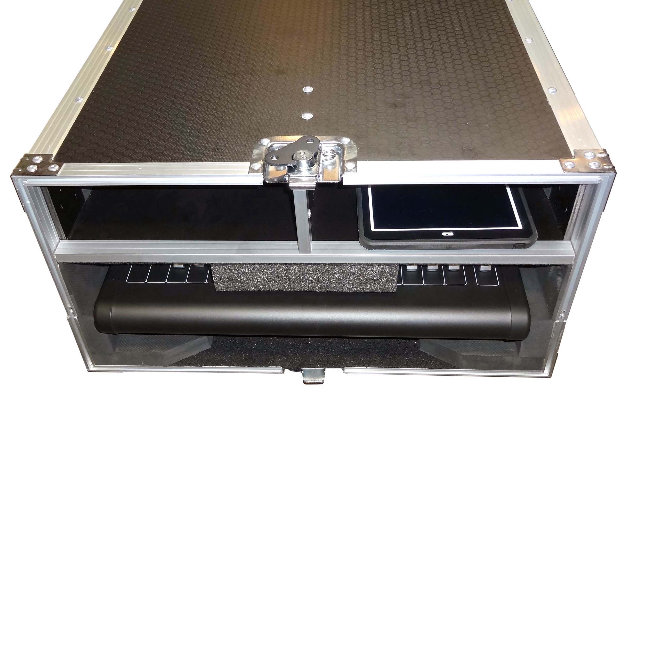 ProX ATA Digital Audio Mixer Flight Case for Midas M32R Console with Doghouse Compartment and Caster Wheels
