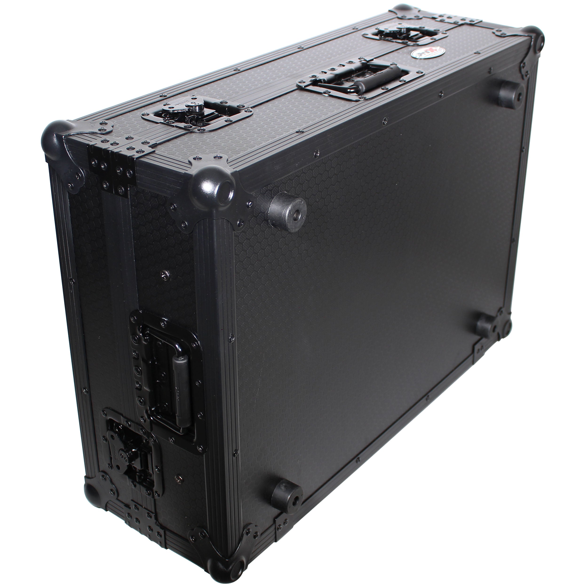 ProX ATA Flight Case For Denon PRIME 2 DJ Controller with Laptop Shelf 1U Rack Space - Black