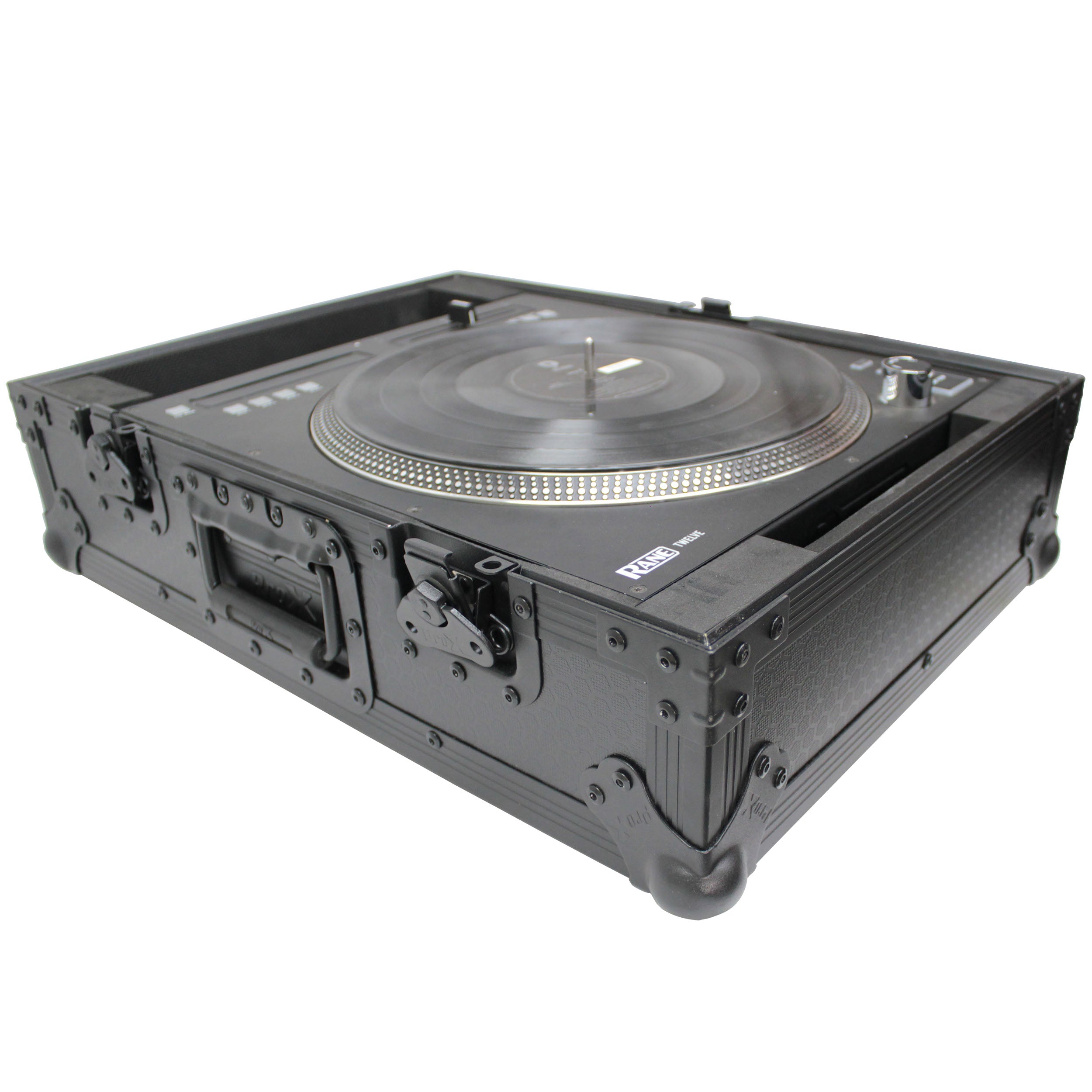 ProX Flight Case for Rane 12 Motorized DJ Control System | Black on Black