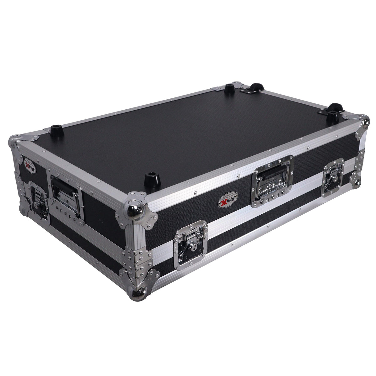 ProX ATA Flight Style Road Case For RANE Four or RANE Performer DJ Controller with 1U Rack Space and Wheels.