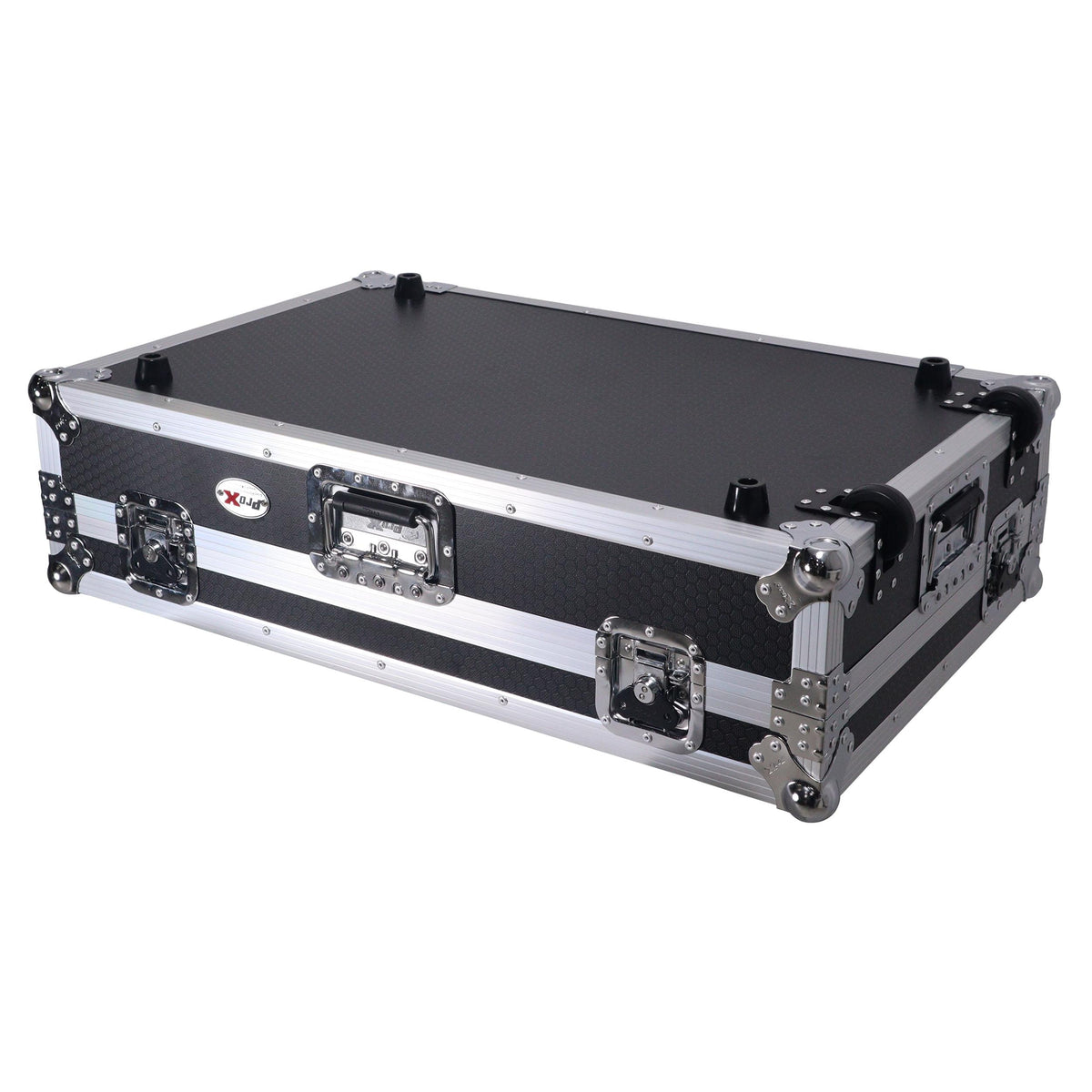 ProX ATA Flight Style Road Case For RANE Four or RANE Performer DJ Controller with 1U Rack Space and Wheels.