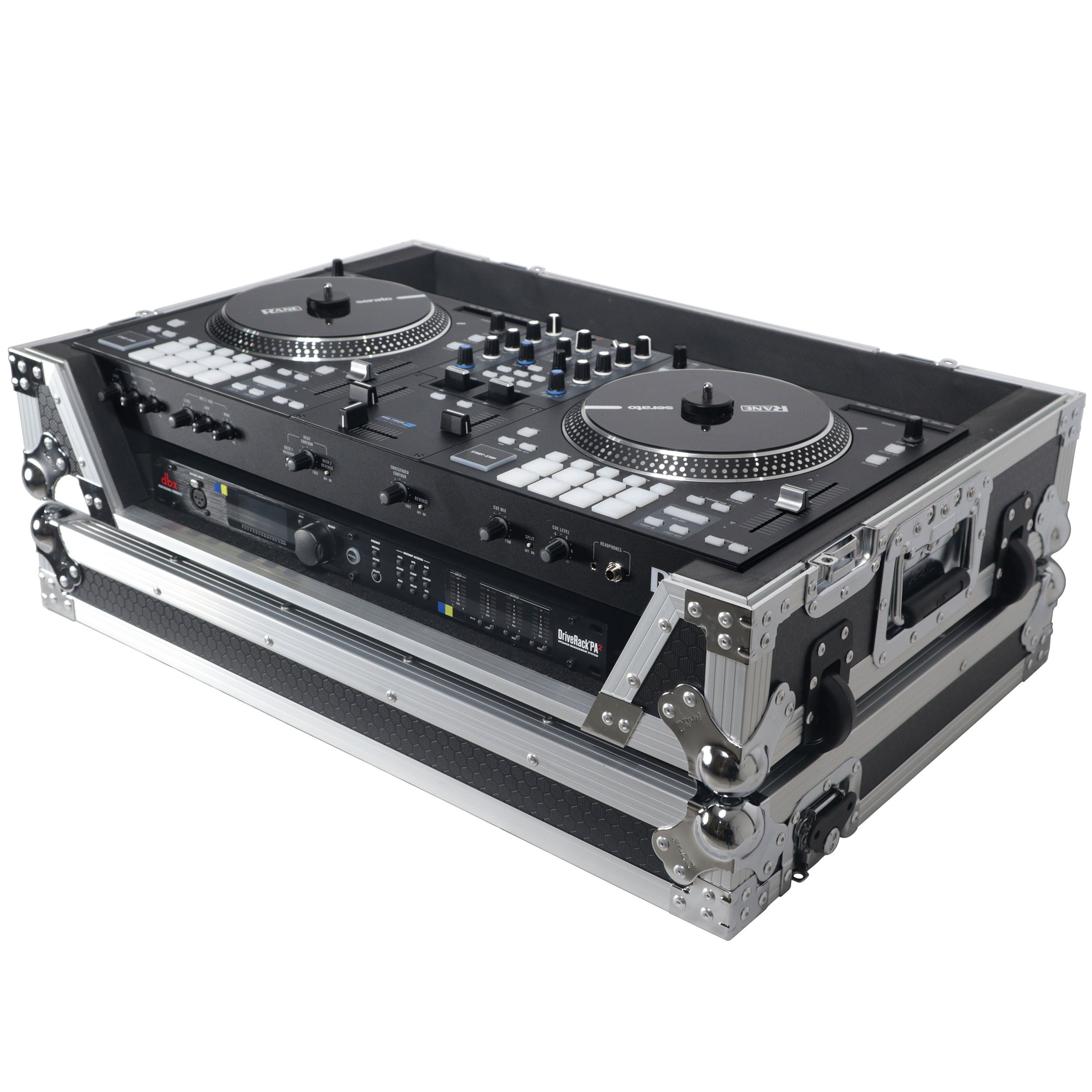 ProX Flight Case For RANE ONE DJ Controller with 1U Rack and Wheels