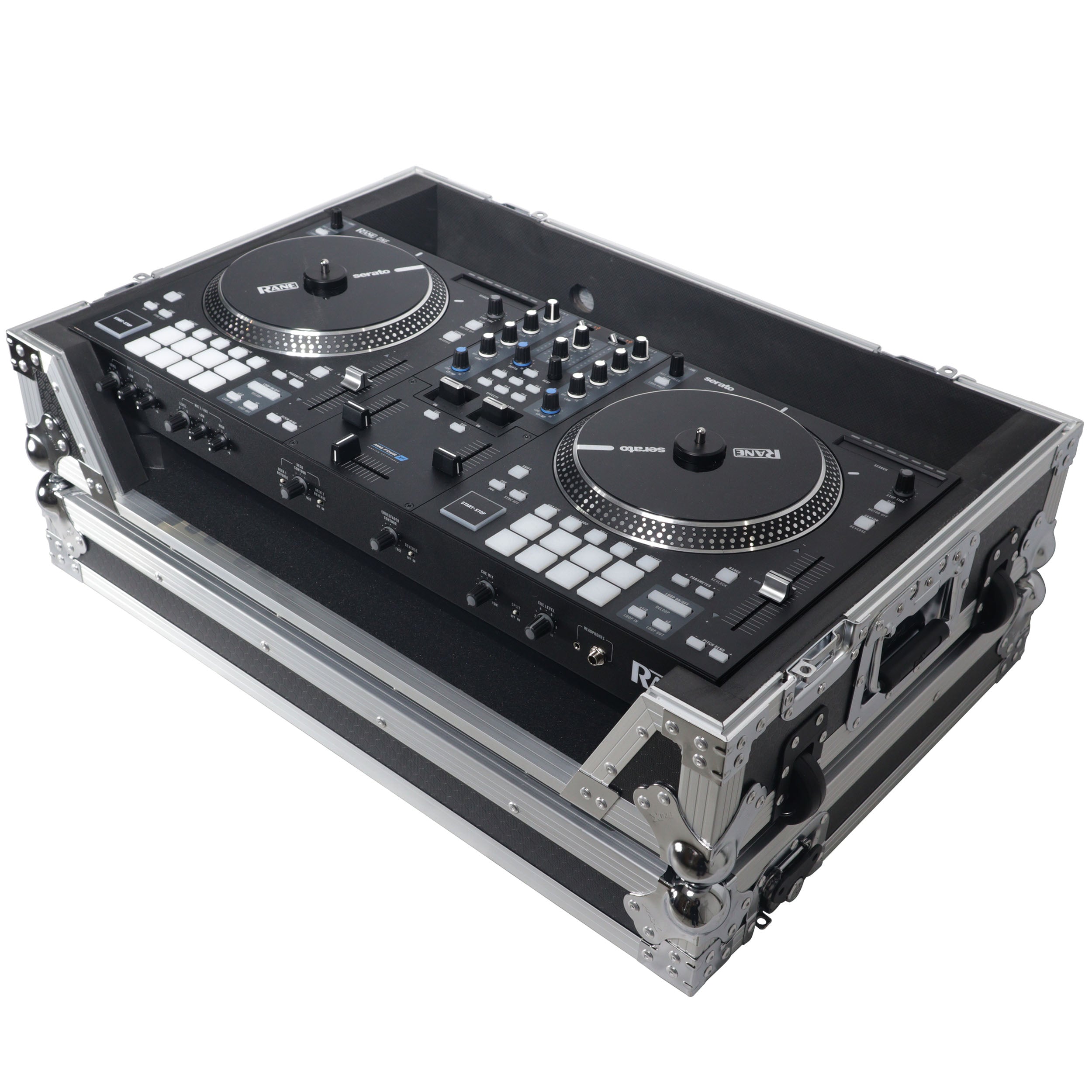 ProX Flight Case For RANE ONE DJ Controller with 1U Rack and Wheels