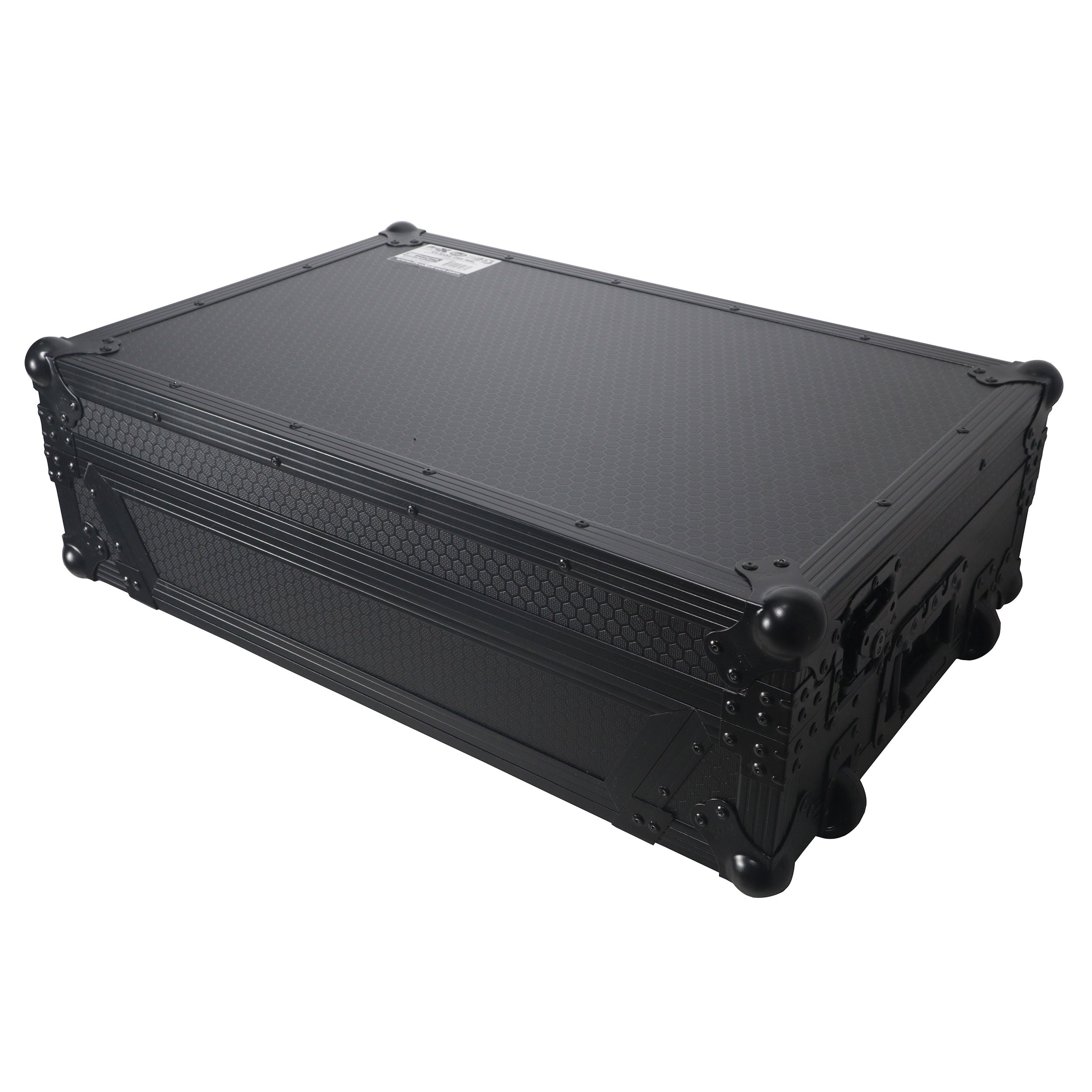 ProX Flight Case For RANE ONE DJ Controller with 1U Rack and Wheels - Black Finish