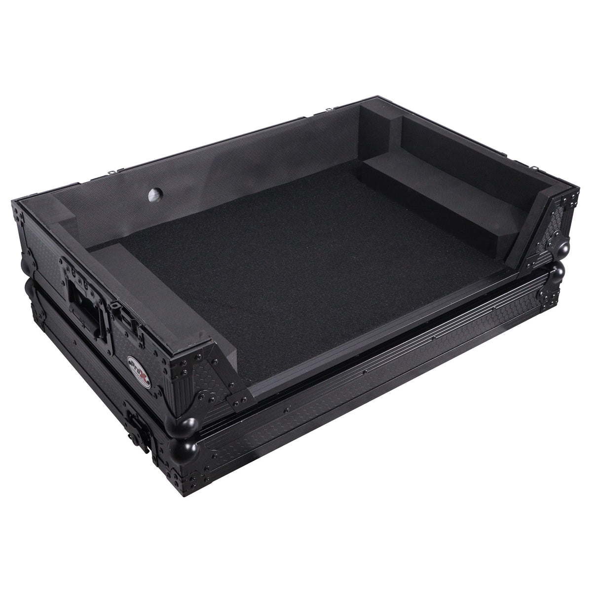 ProX Flight Case For RANE SYSTEM ONE Dj Controller Wheels Black on Black 1U.