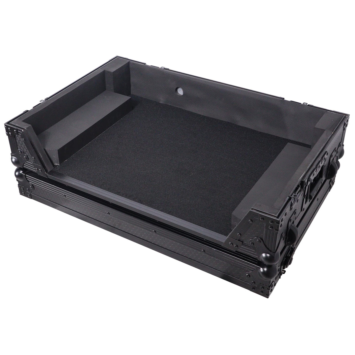 ProX Flight Case For RANE SYSTEM ONE Dj Controller Wheels Black on Black 1U.