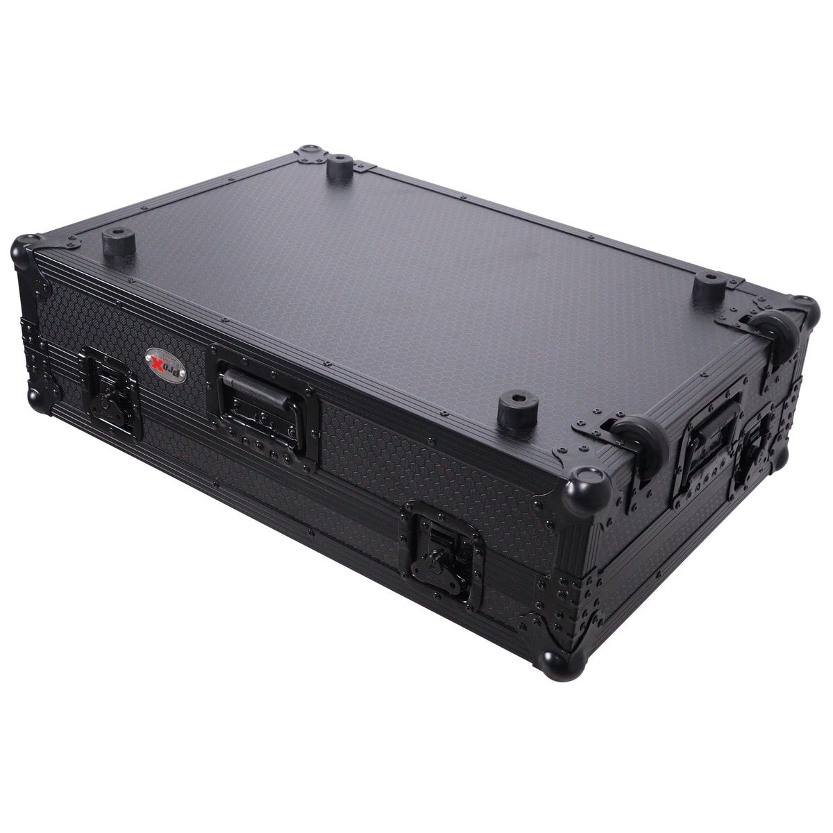ProX Flight Case For RANE SYSTEM ONE Dj Controller Wheels Black on Black 1U.