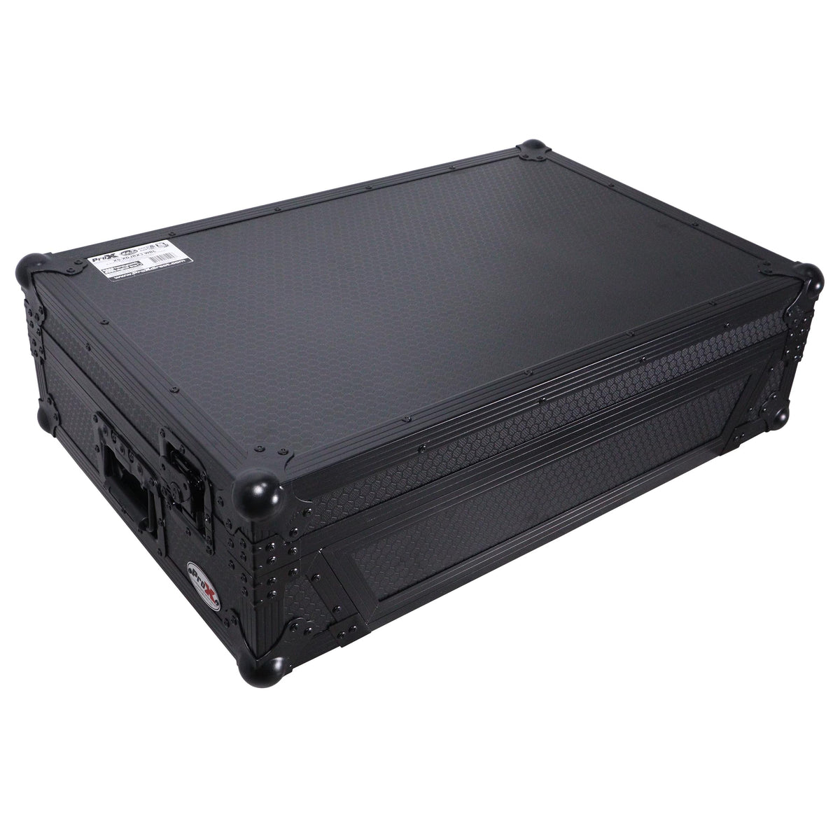 ProX Flight Case For RANE SYSTEM ONE Dj Controller Wheels Black on Black 1U.