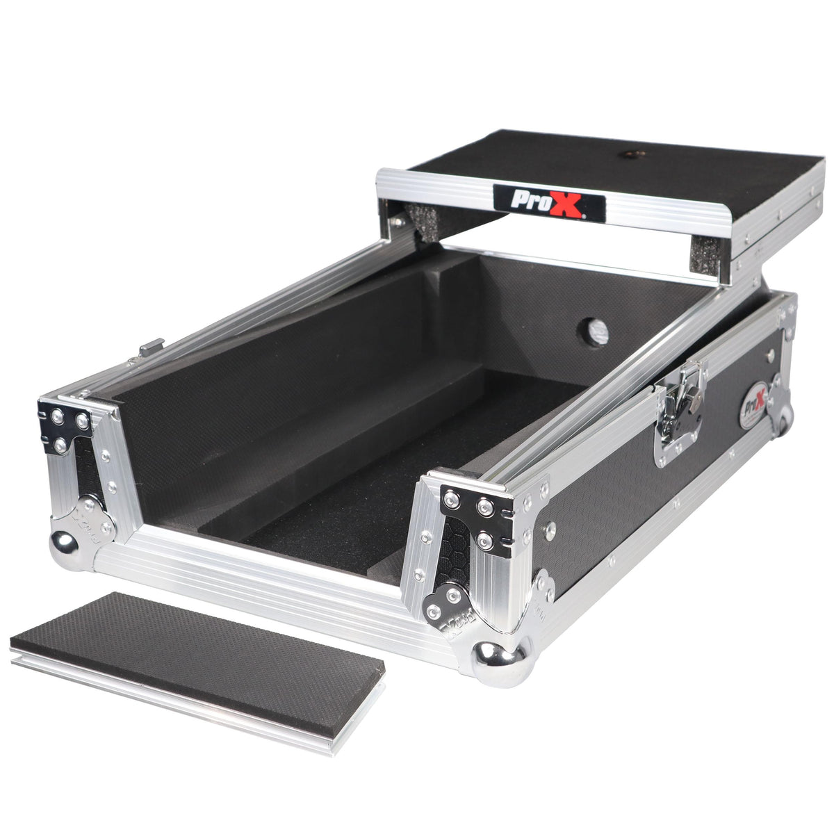 ProX 11" DJ Mixer Road Case W/Laptop Shelf for Rane Seventy-Two 72 and Rane Seventy.