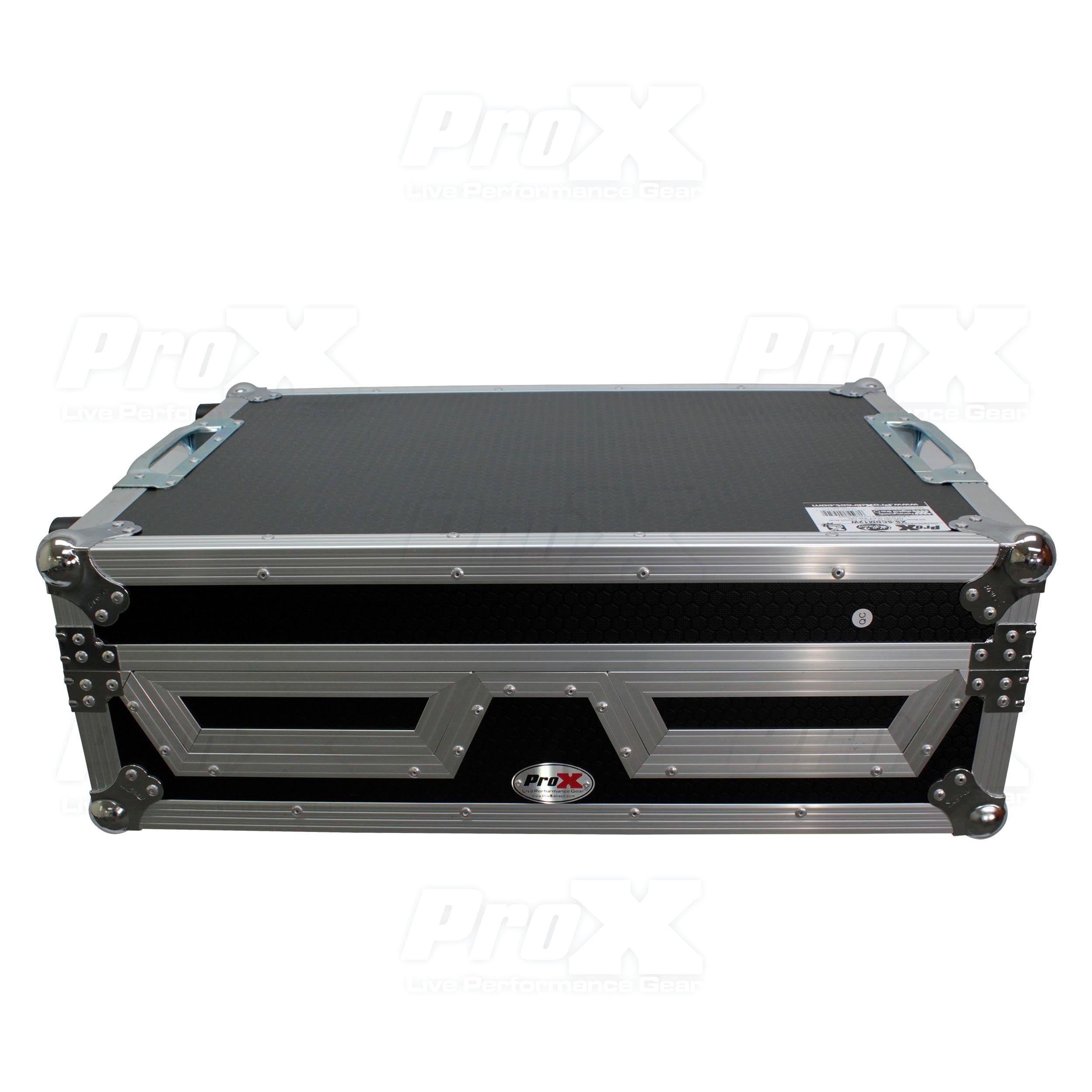 ProX Single CD Player & 12" Mixer Case W/Low Profile Wheels and Retractable Handle