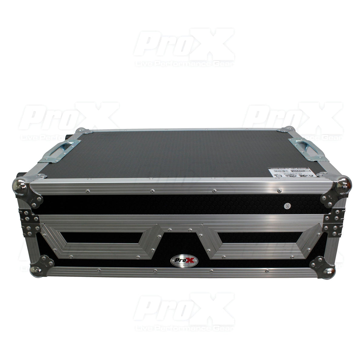 ProX Single CD Player & 12" Mixer Case W/Low Profile Wheels and Retractable Handle.
