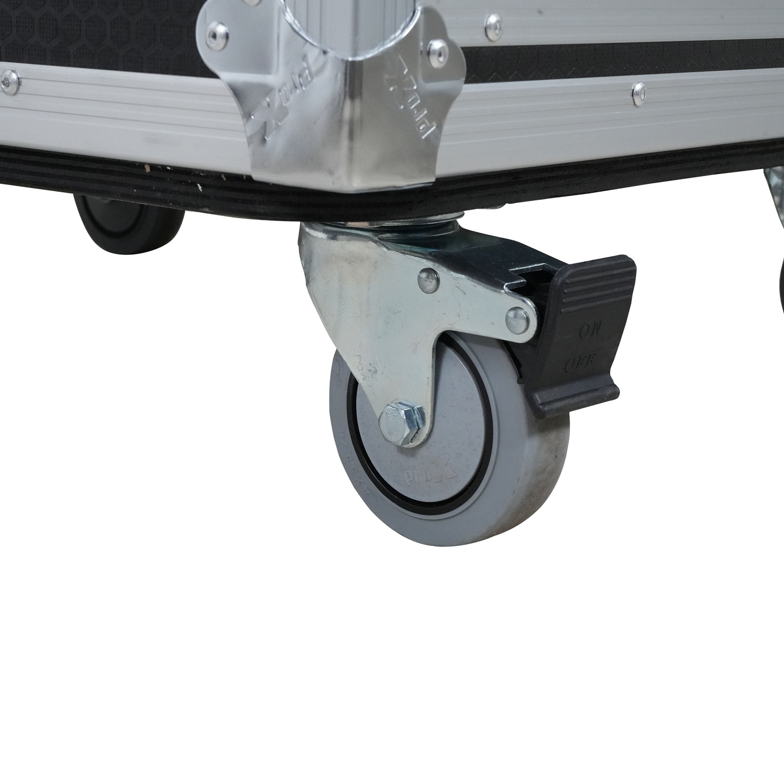 ProX 18U 20" Deep Vertical Rack to Rack Shock Mount Case with 2 Sliding Slam Doors & 4" Caster Wheels