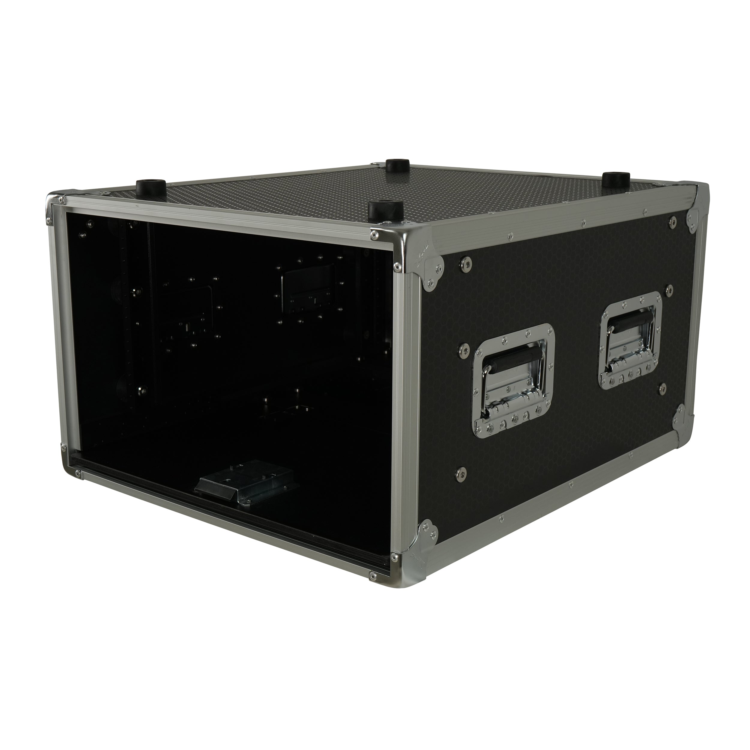 ProX 6U Vertical Shockmount Rack Case 20" Depth with Dual Top Sliding Slam Doors