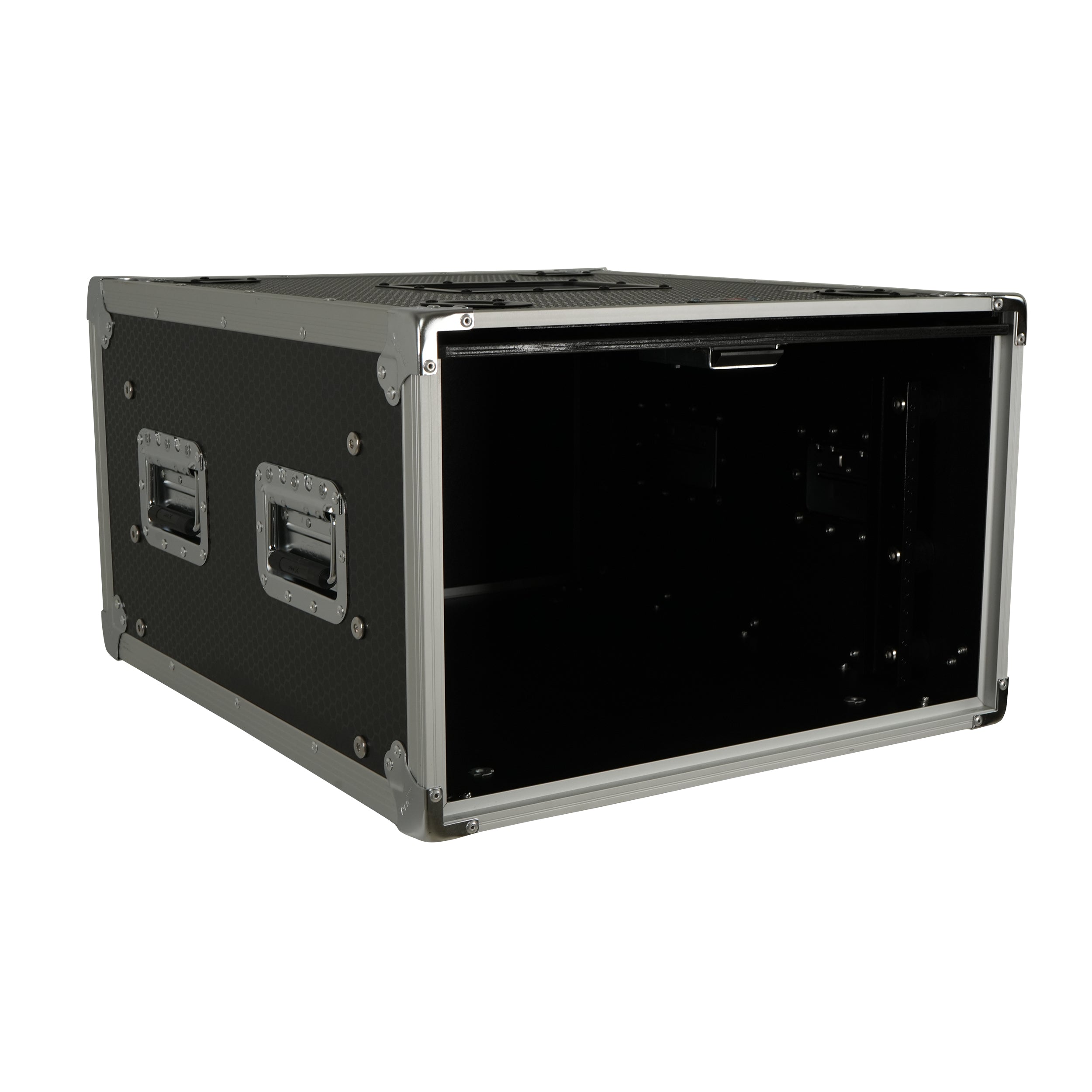 ProX 6U Vertical Shockmount Rack Case 20" Depth with Dual Top Sliding Slam Doors