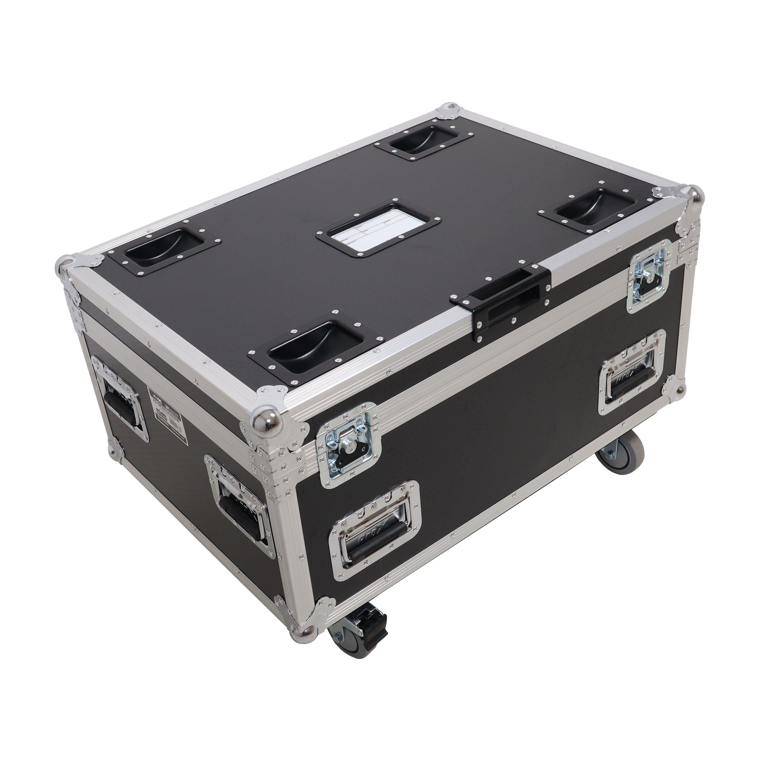 ProX Universal ATA Dual Speaker Flight Case for 2x RCF NXL14 and similar sizes 12" H x 10" D x 30" W
