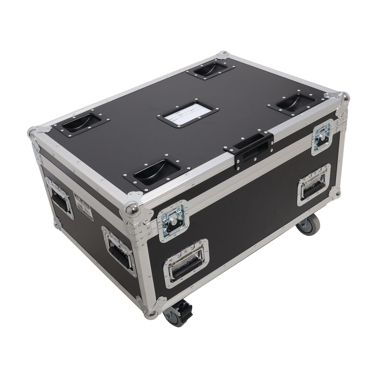 ProX Universal ATA Dual Speaker Flight Case for 2x RCF NXL14 and similar sizes 12" H x 10" D x 30" W.
