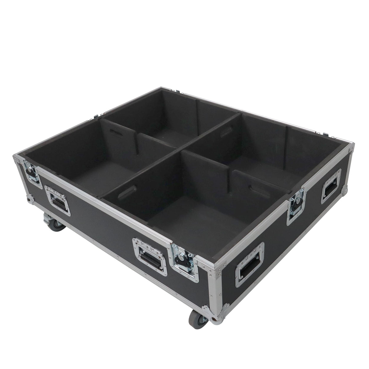 ProX Universal Dual Speaker Flight Case Fits (4) 26x20x15 inch.
