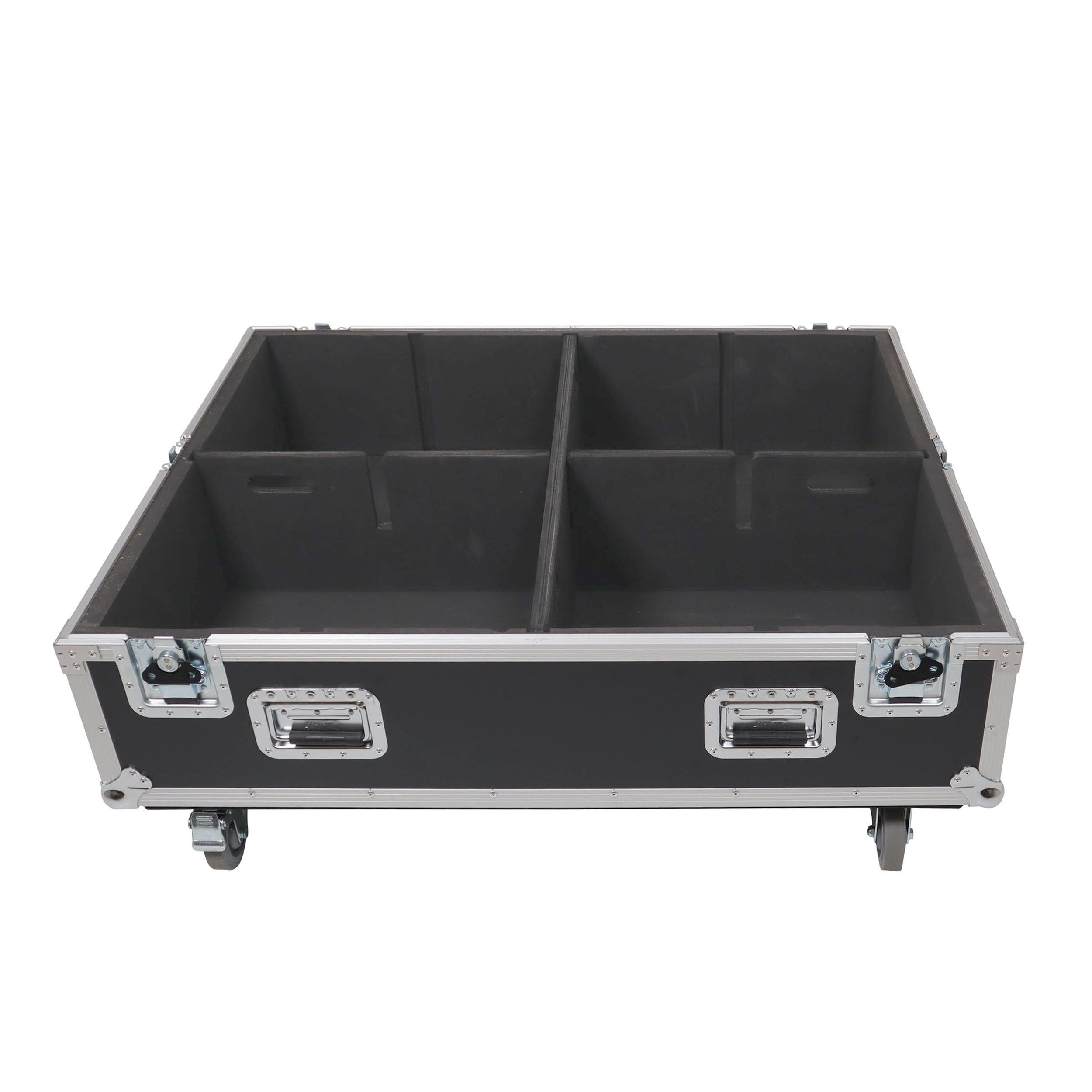 ProX Universal Dual Speaker Flight Case Fits (4) 26x20x15 inch