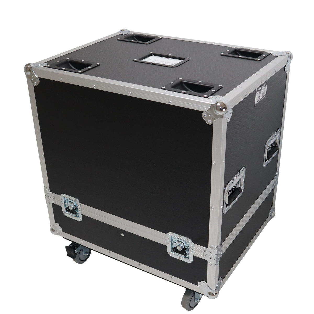 ProX Universal Dual Speaker Flight Case Fits (2) 25x20x13 inch - JBL Eon one and simillar.