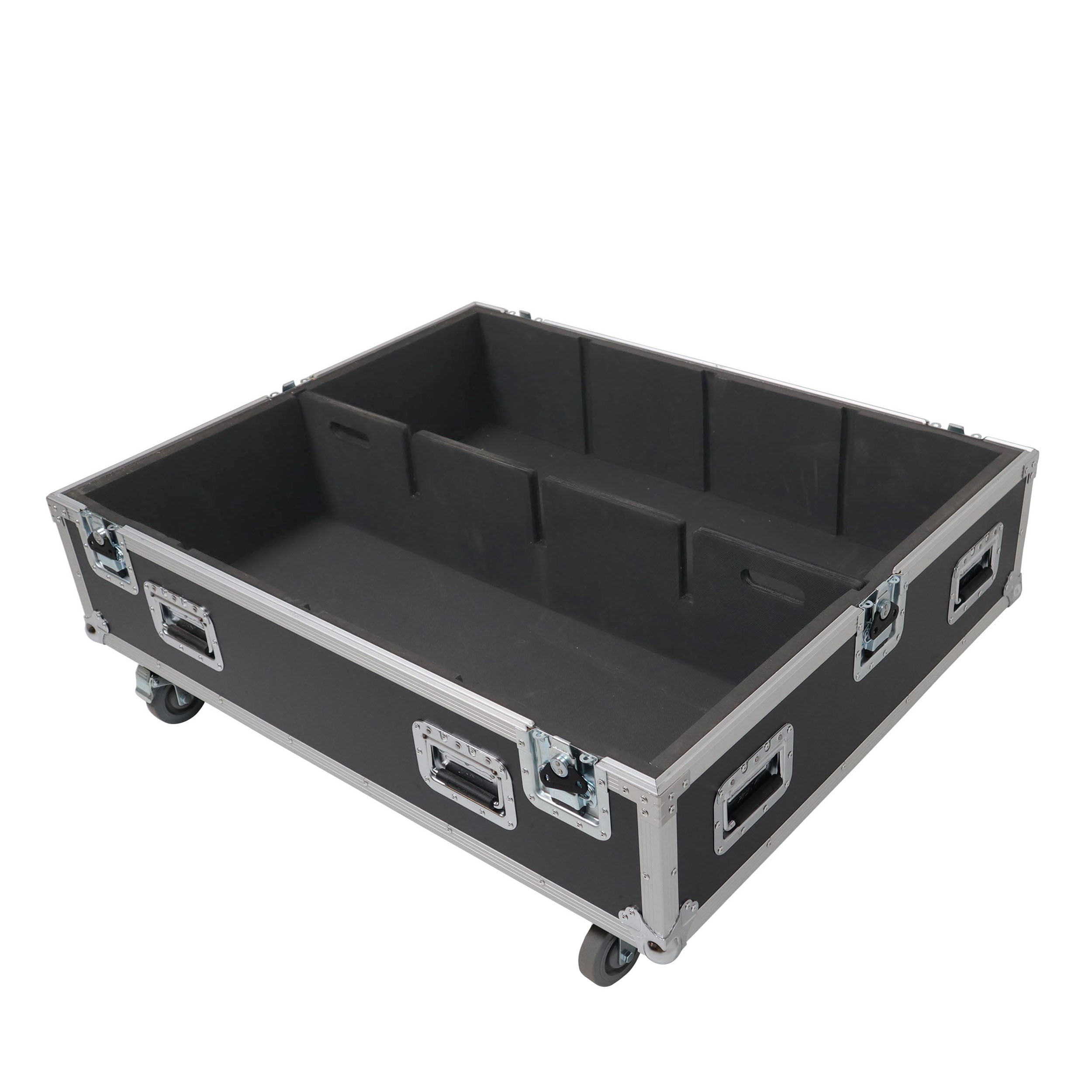 ProX Universal Dual Speaker Flight Case Fits (4) 26x20x15 inch