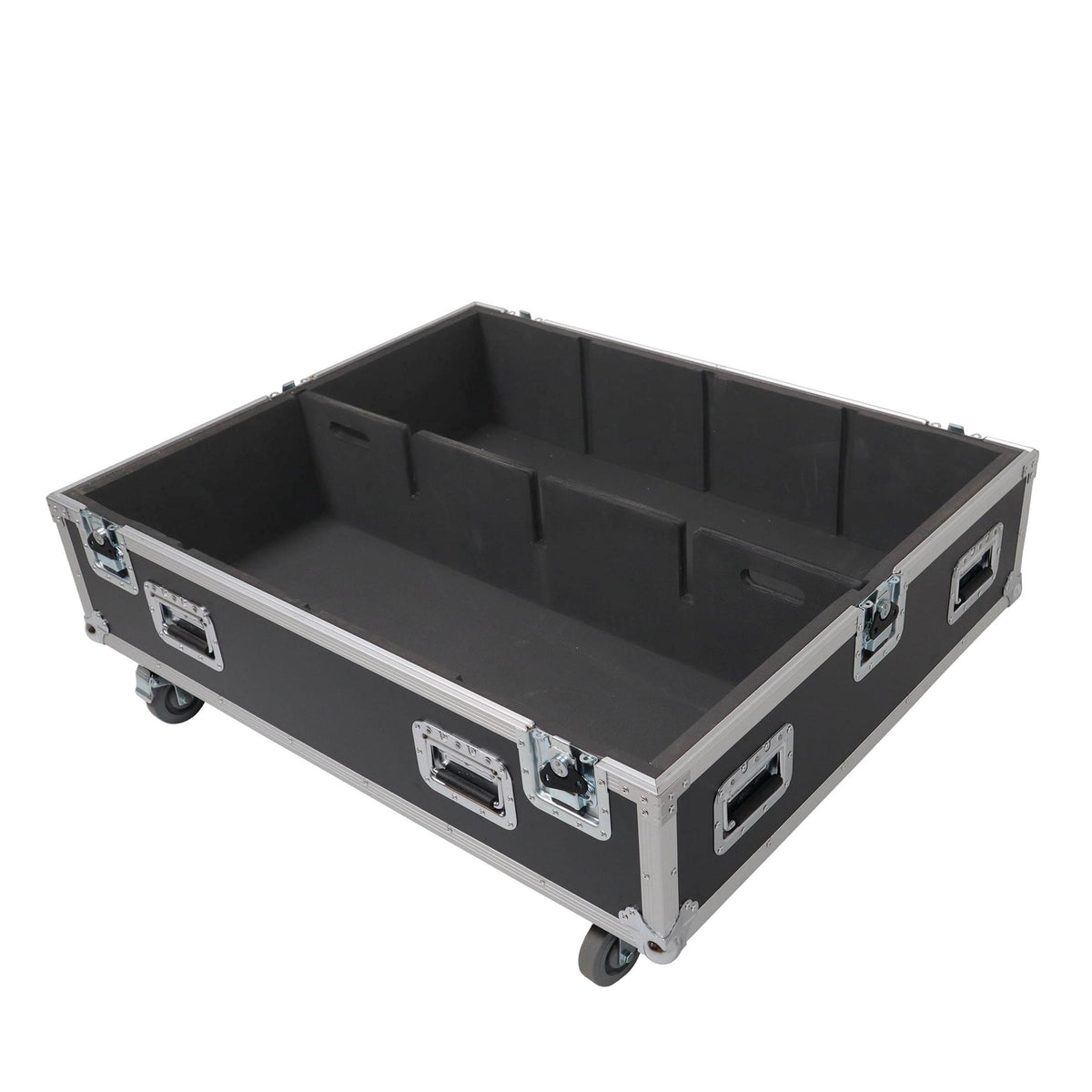 ProX Universal Dual Speaker Flight Case Fits (4) 26x20x15 inch.