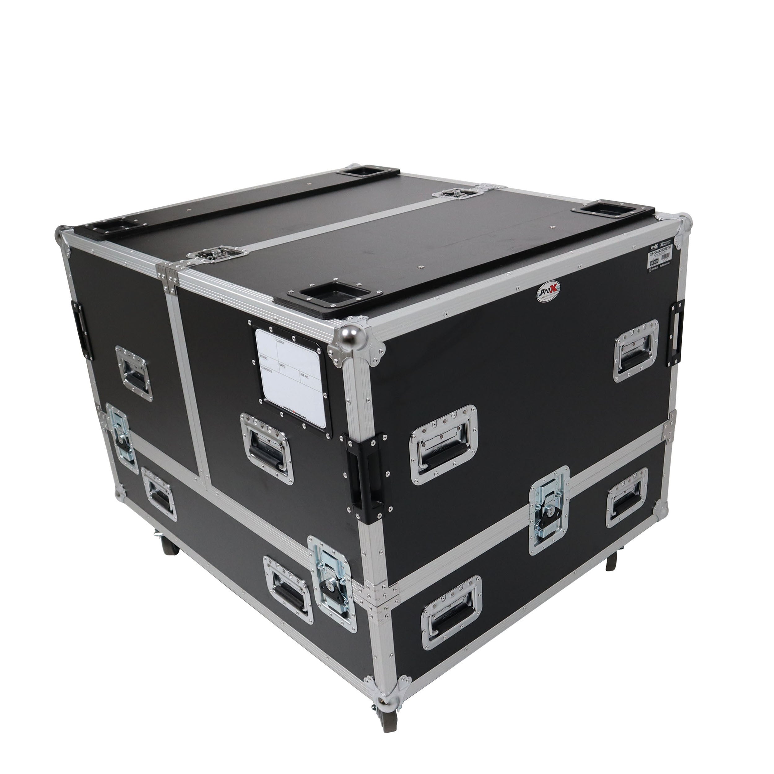 ProX Universal Dual Speaker Flight Case Fits (4) 26x20x15 inch