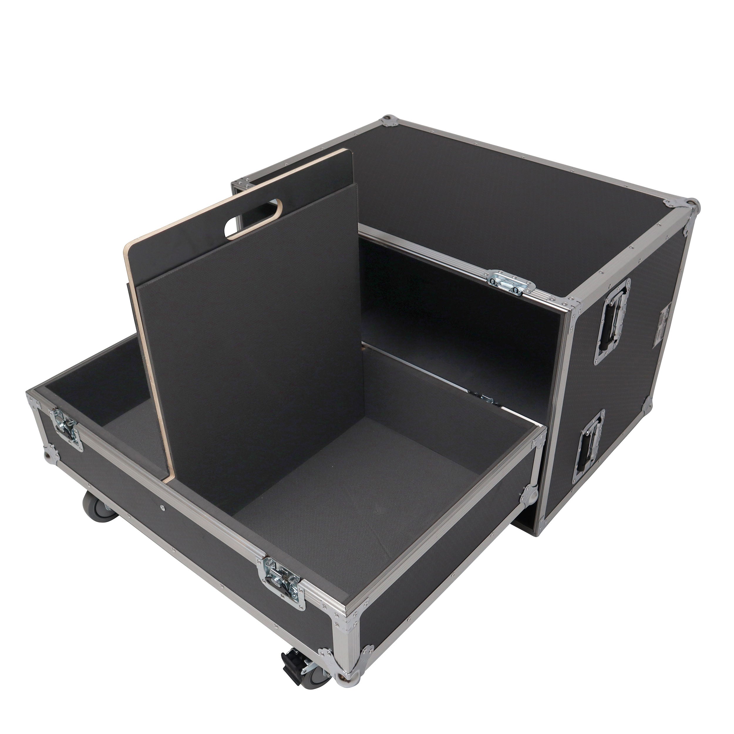 ProX ATA Dual Speaker Flight Case For QSC KC12 Sub 26H x15Wx19L in.