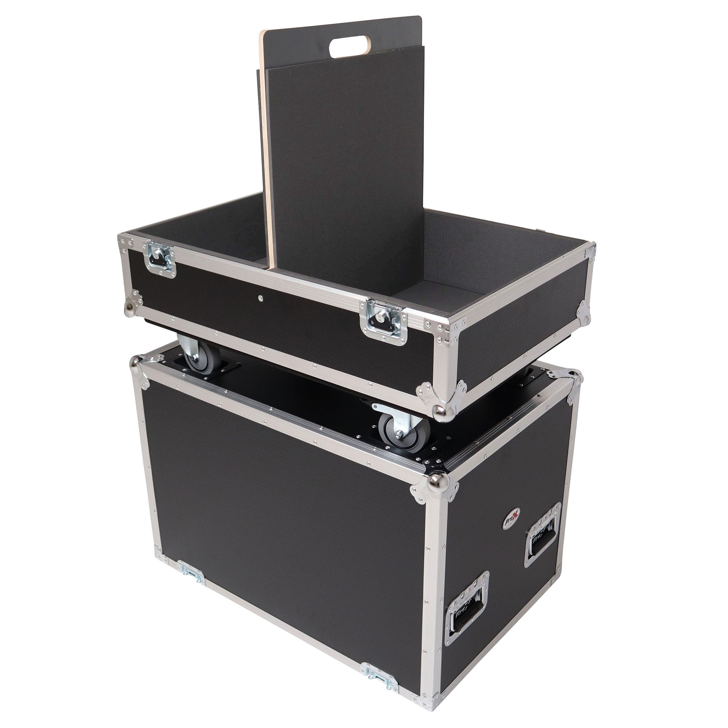 ProX ATA Dual Speaker Flight Case For QSC KC12 Sub 26H x15Wx19L in.