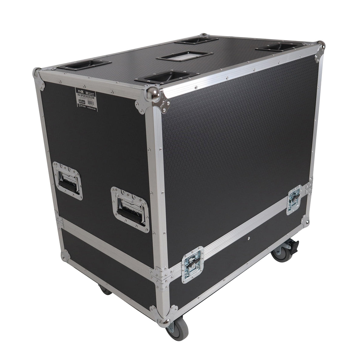 ProX ATA Dual Speaker Flight Case For QSC KC12 Sub 26H x15Wx19L in..