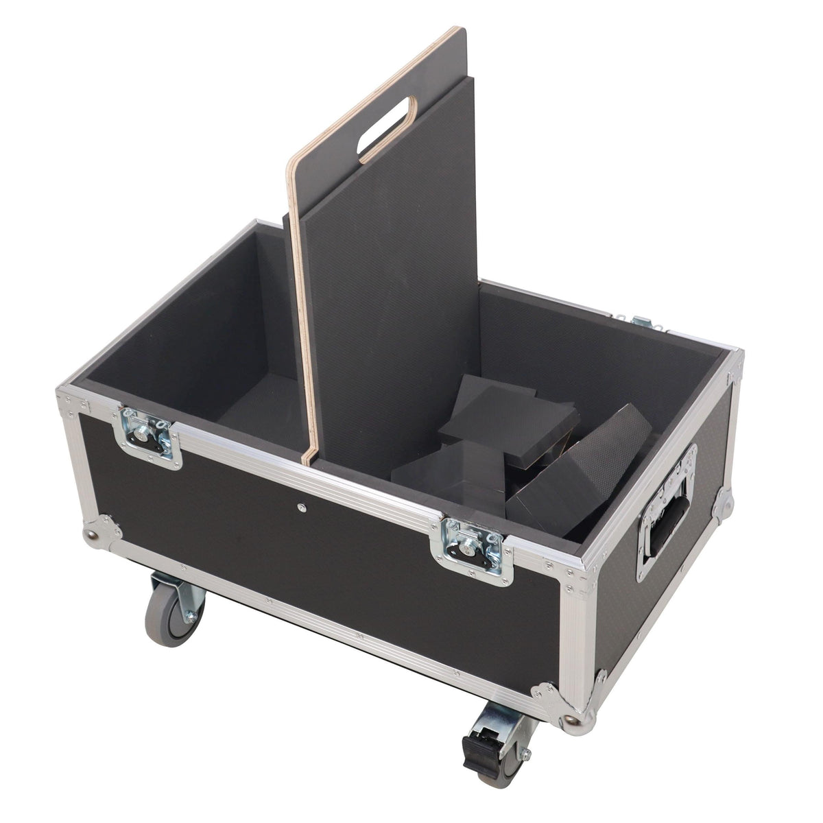 ProX Universal ATA Dual Speaker Flight Case for 2x RCF TTL4 and similar sizes 33"Hx15"Wx12.50"D.