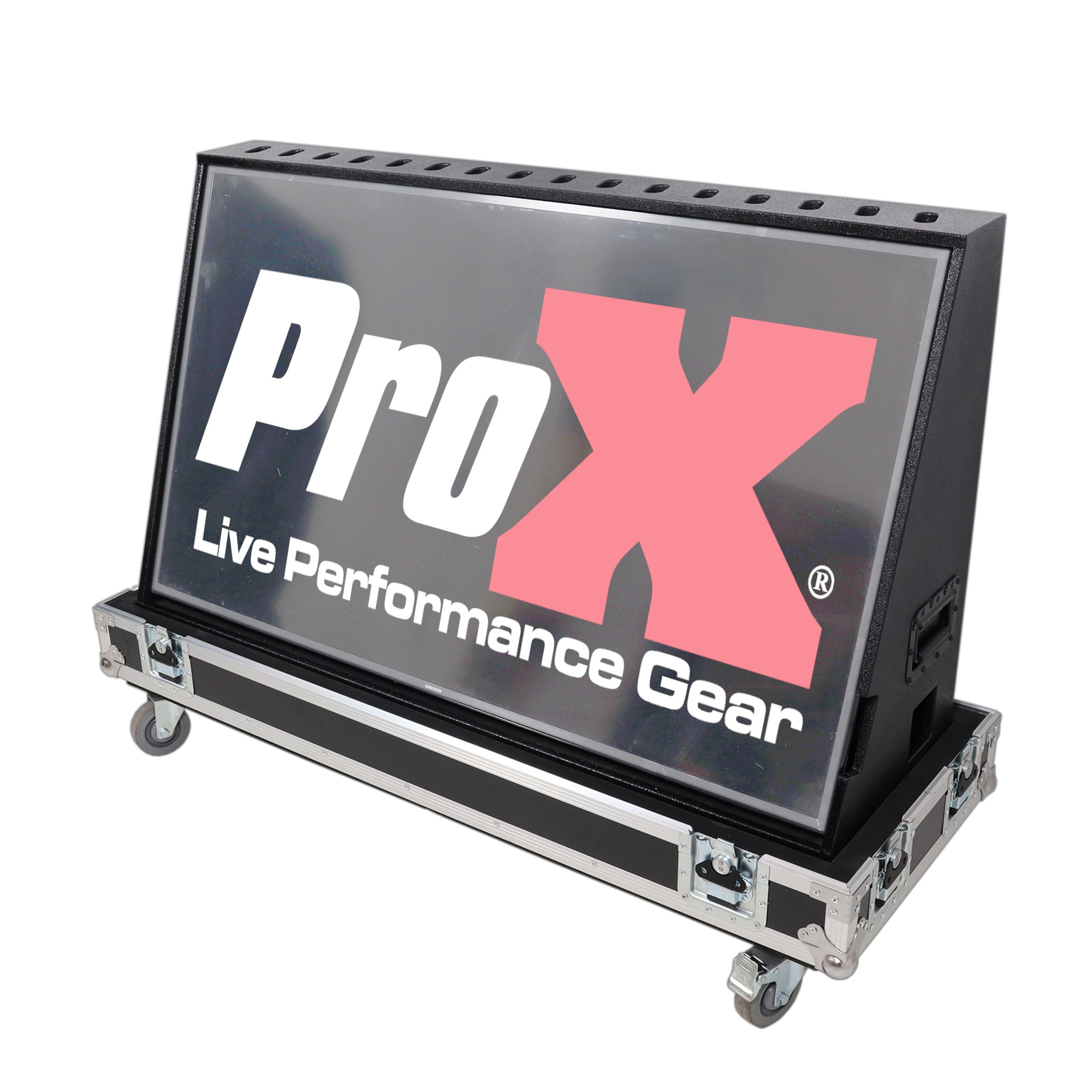 ProX 55" LED Floor Monitor with 4x 4" Wheels