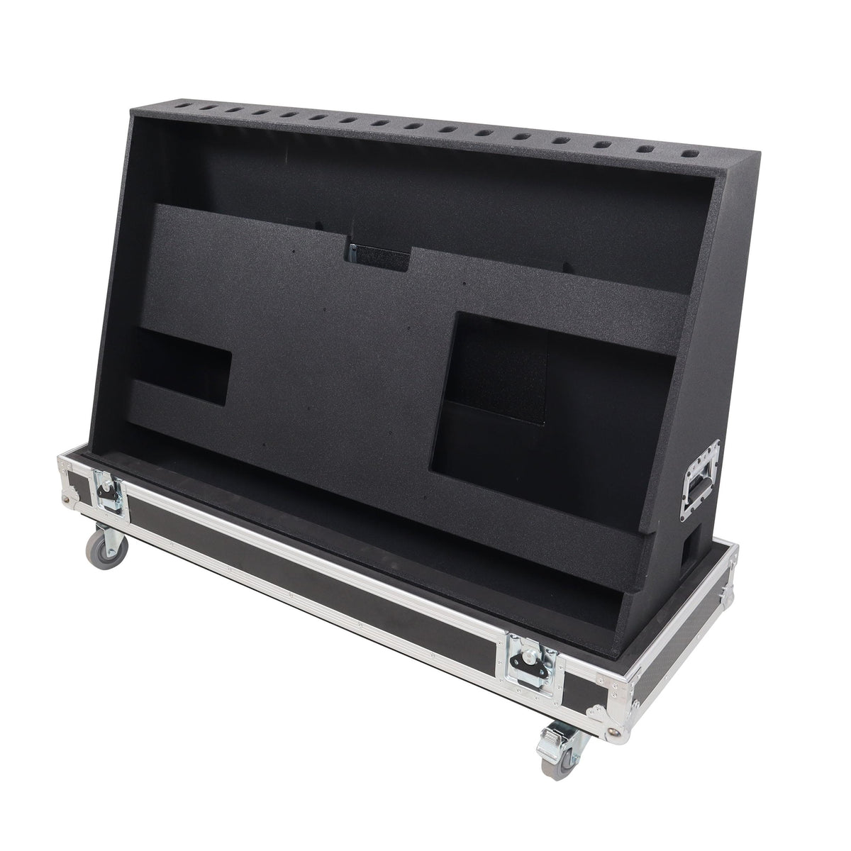 ProX 55" LED Floor Monitor with 4x 4" Wheels.