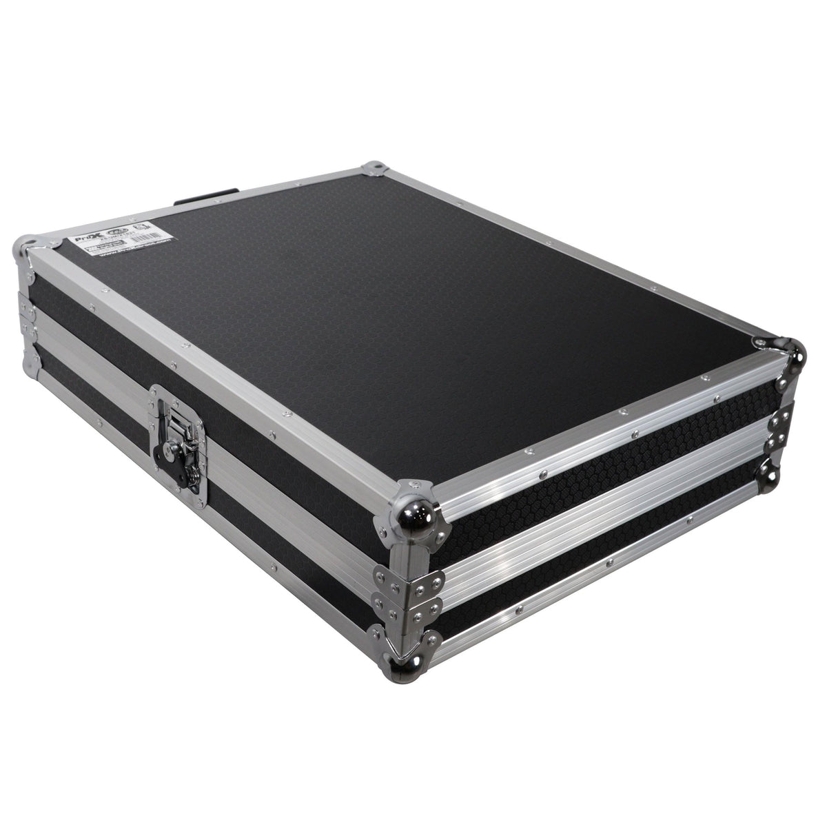 ProX Universal Flight Style Digital Audio Mixer Console Road Case with Foam – Fits up to 18" x 21" Mixers.