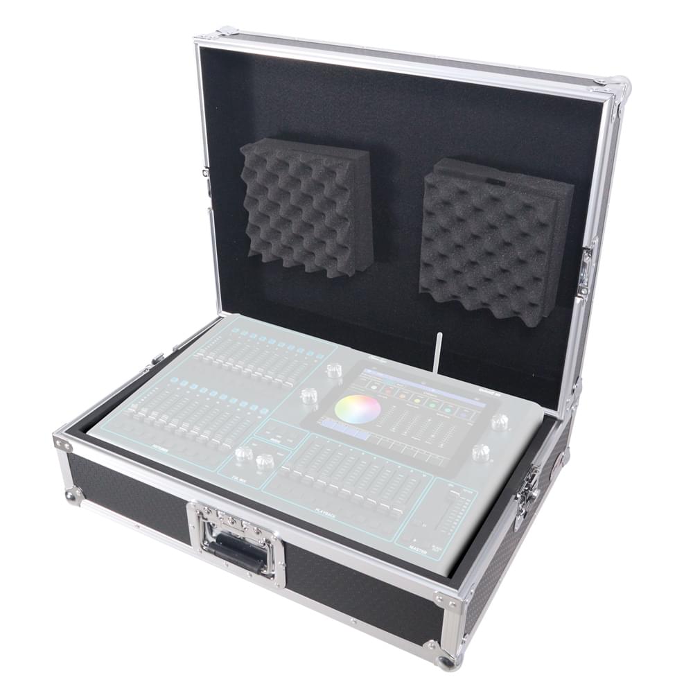 ProX Universal Flight Style Road Case for CHAMSYS QuickQ 20 with Foam Fits up to 24"x15" Mixers.