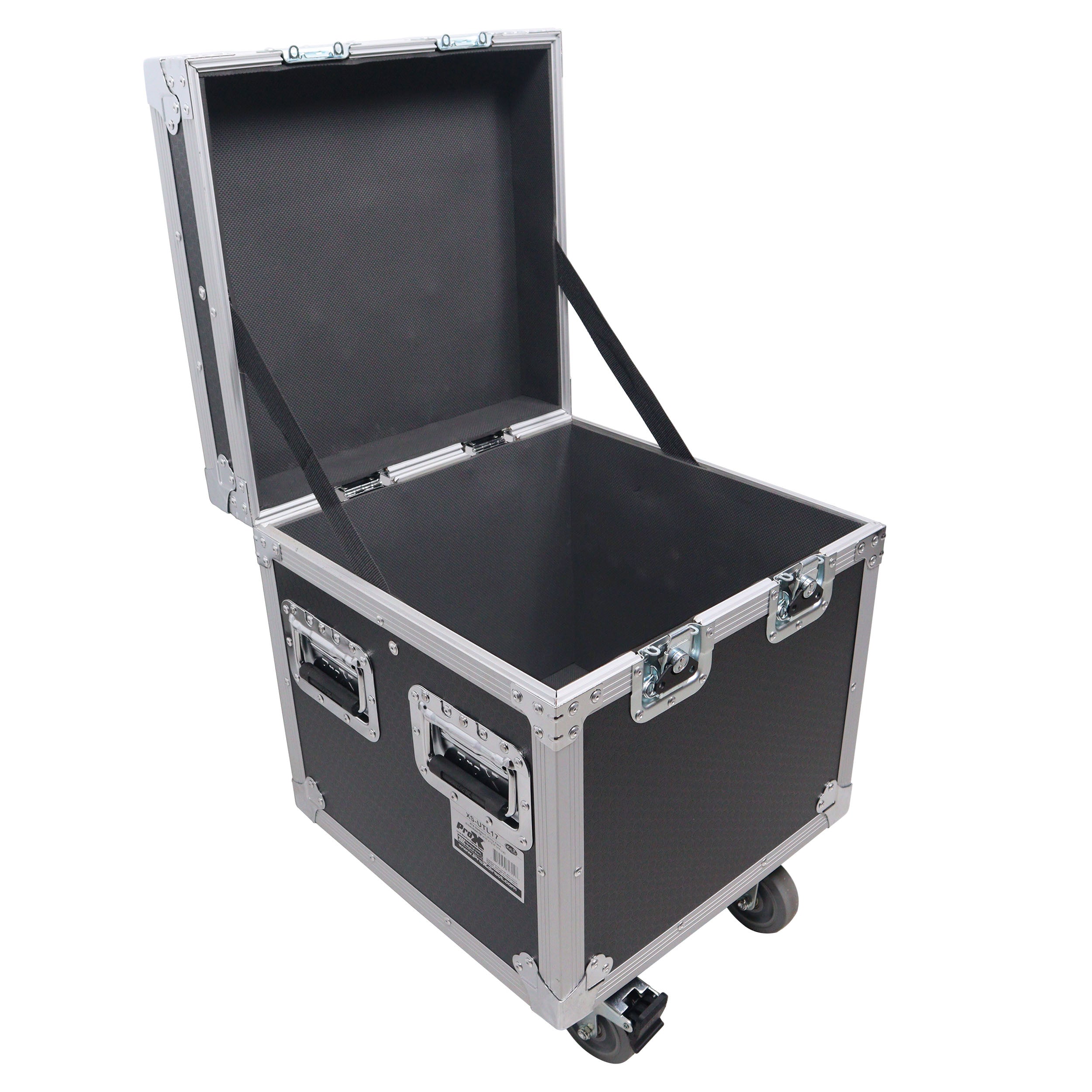 ProX ATA Utility Flight Travel Heavy-Duty Storage Road Case with 4" in casters – 18"x18"x18' Exterior