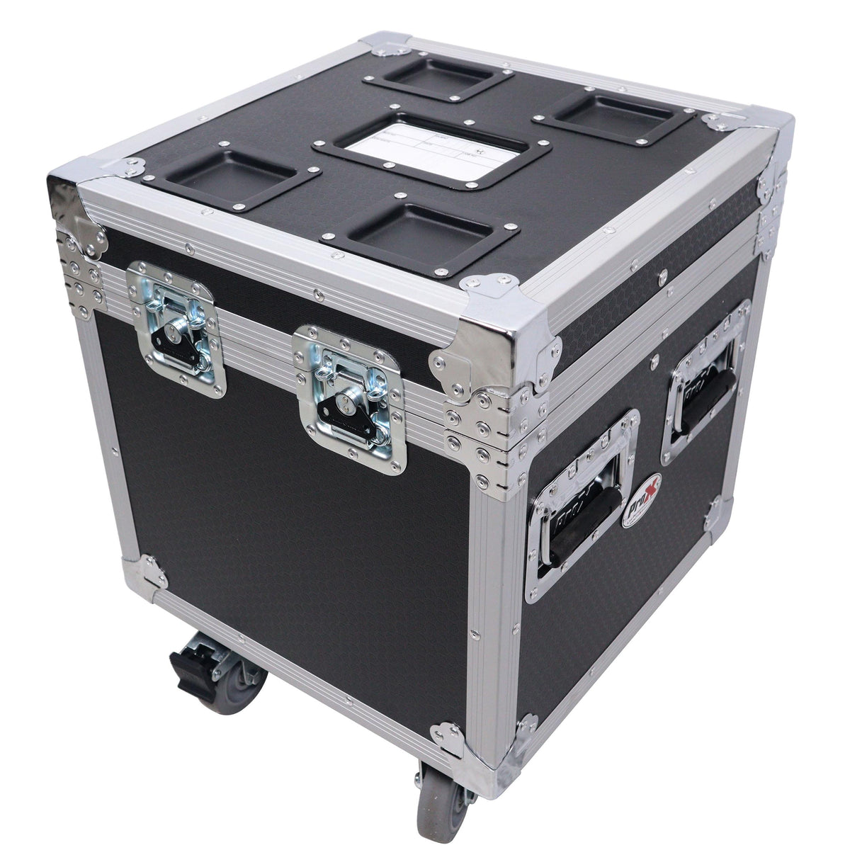 ProX ATA Utility Flight Travel Heavy-Duty Storage Road Case with 4" in casters – 18"x18"x18' Exterior.