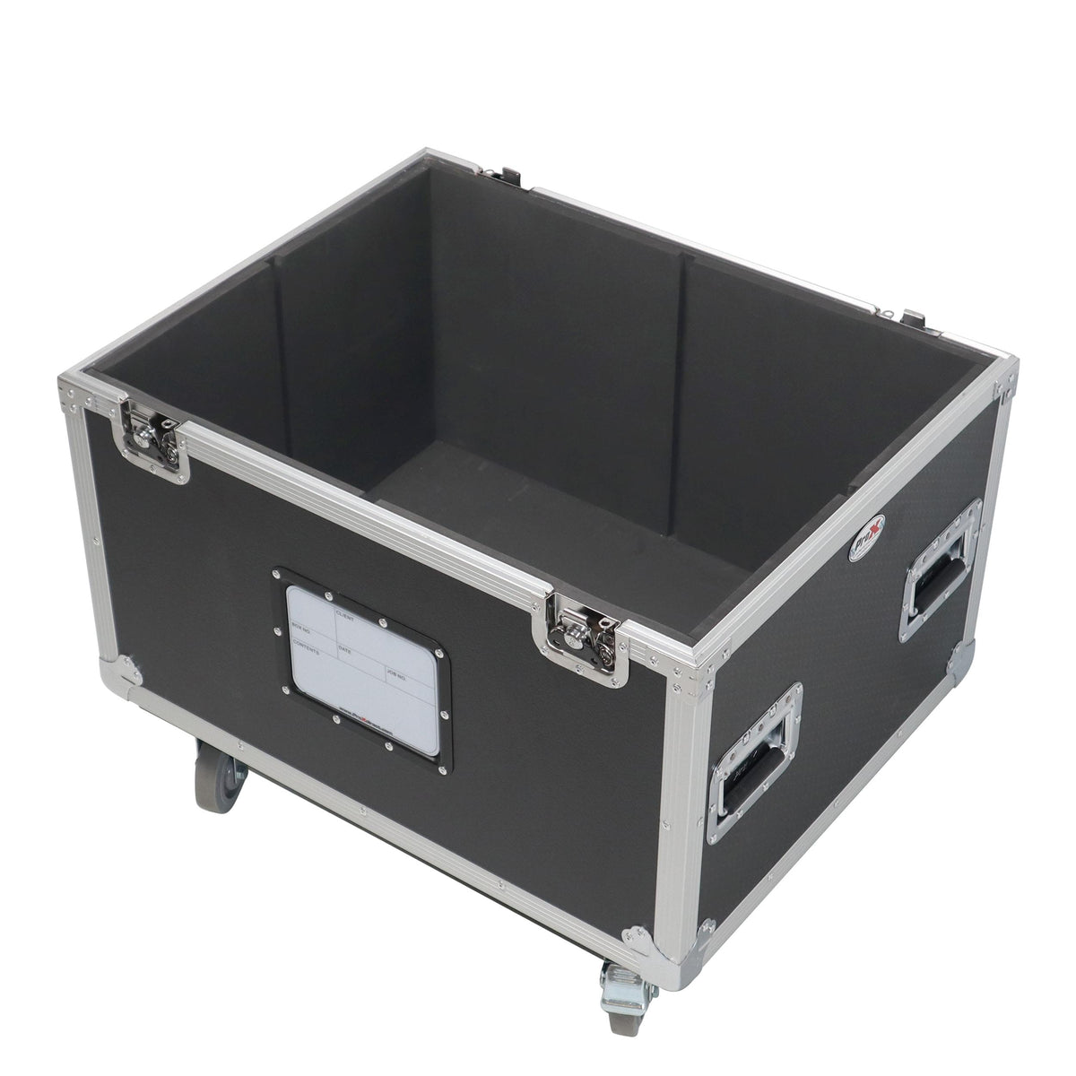 ProX 5 Tier TruckPax Utility ATA Flight Case Truck Storage Road Case with Dividers and 4" in casters – 24"x30"x68" Ext.