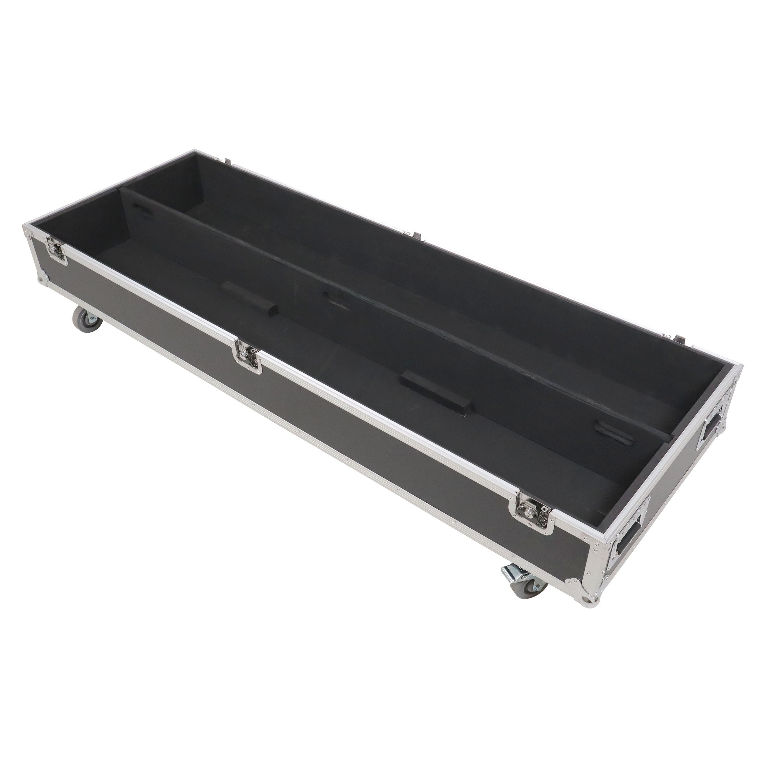 ProX Dual Light Stand XT-LS132 ATA Utility Flight Storage Road Case with 4" in casters holds 2x 7" H x 11" D x 72"W